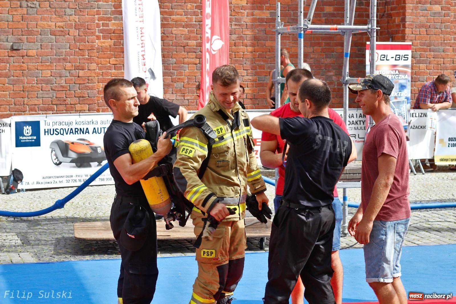 Zdjęcie w galerii na portalu naszraciborz.pl: Toughest Firefighter Racibórz 2023 - strażackie emocje w Raciborzu wiadomości z regionu