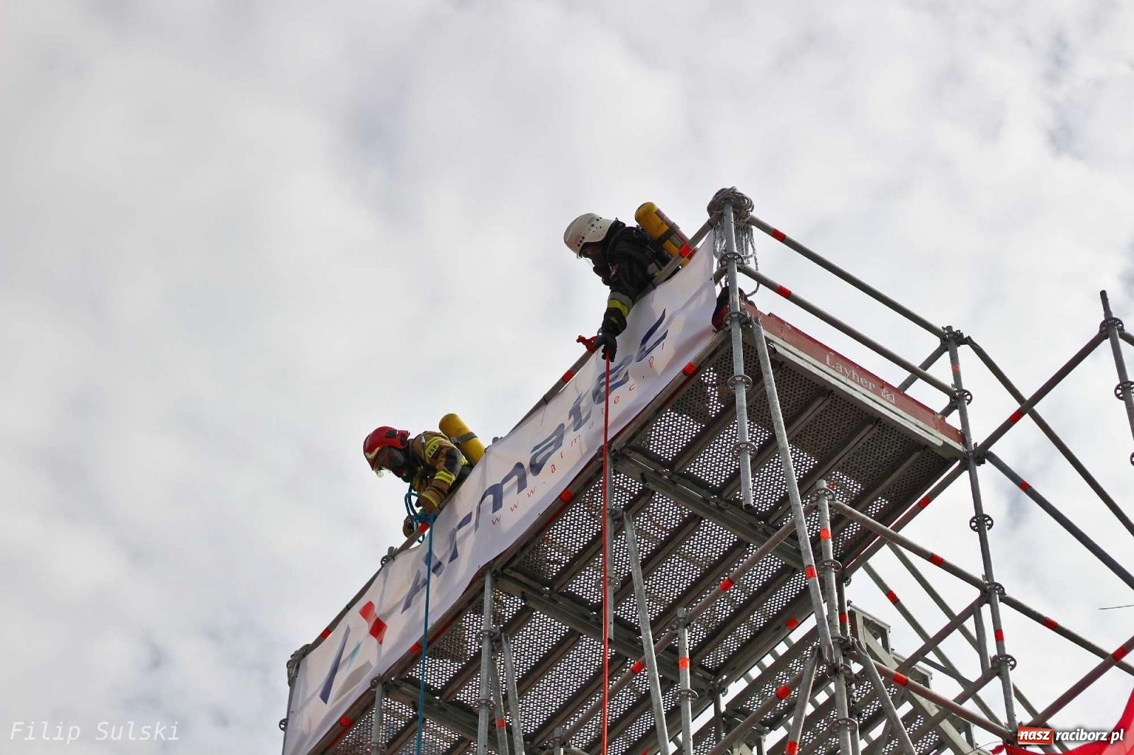 Zdjęcie w galerii na portalu naszraciborz.pl: Toughest Firefighter Racibórz 2023 - strażackie emocje w Raciborzu wiadomości z regionu