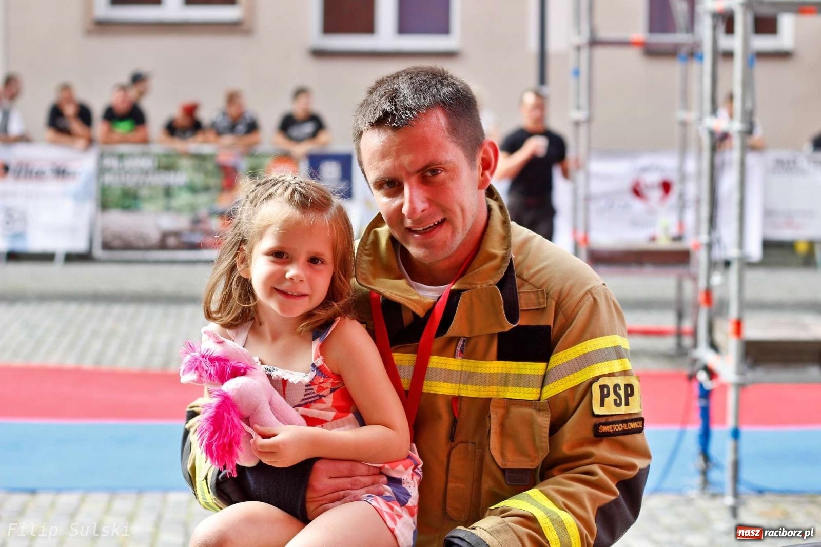 Zdjęcie w galerii na portalu naszraciborz.pl: Toughest Firefighter Racibórz 2023 - strażackie emocje w Raciborzu wiadomości z regionu