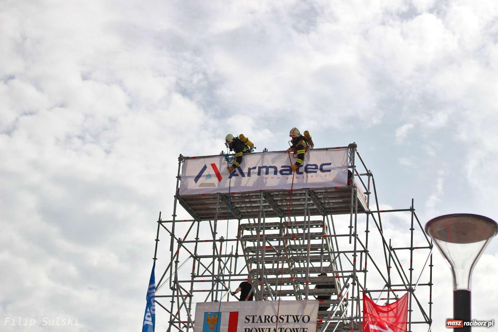 Zdjęcie w galerii na portalu naszraciborz.pl: Toughest Firefighter Racibórz 2023 - strażackie emocje w Raciborzu wiadomości z regionu
