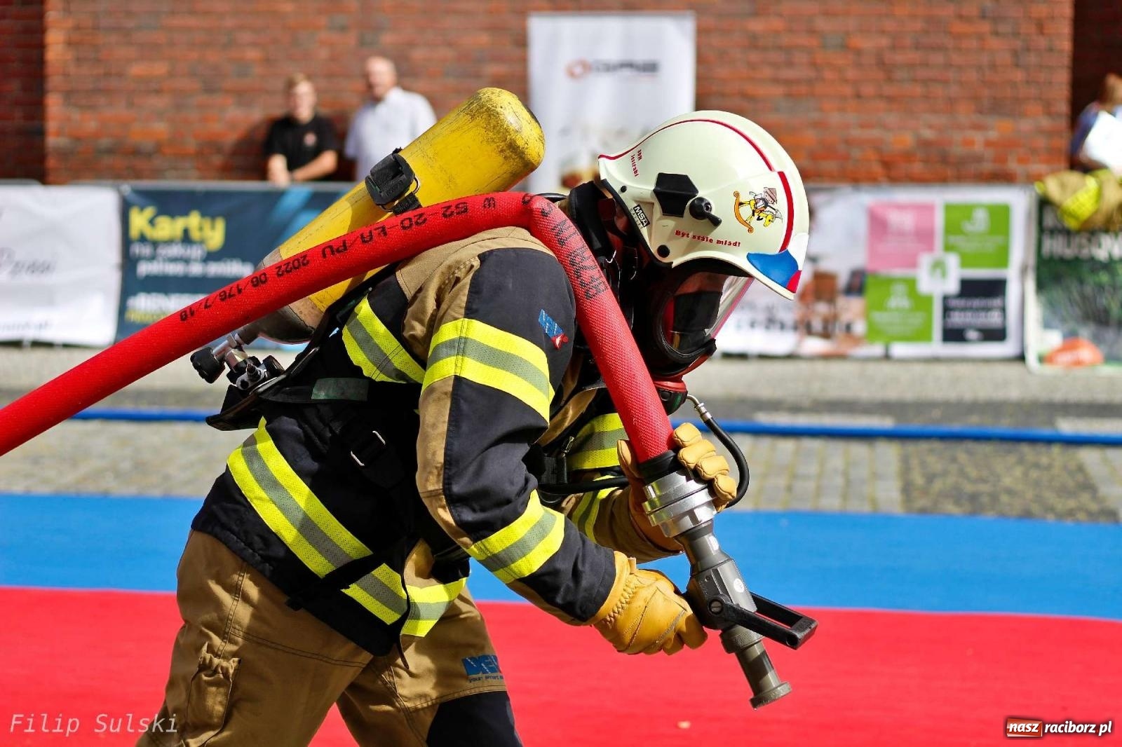 Zdjęcie w galerii na portalu naszraciborz.pl: Toughest Firefighter Racibórz 2023 - strażackie emocje w Raciborzu wiadomości z regionu