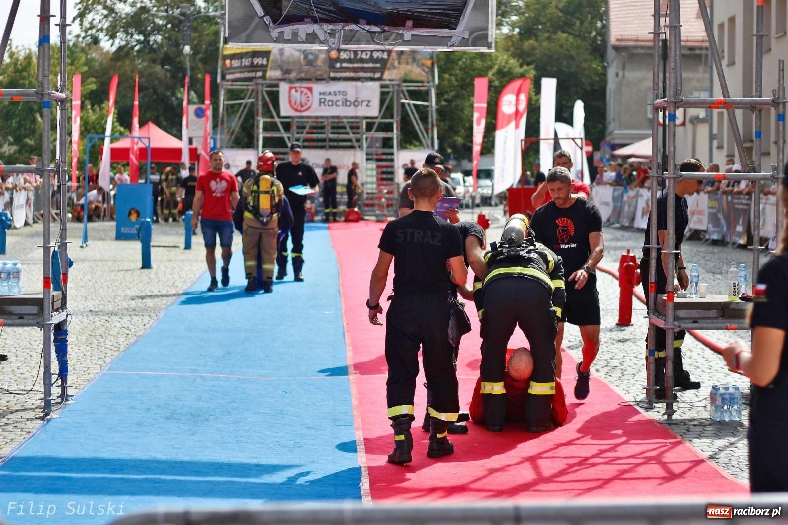 Zdjęcie w galerii na portalu naszraciborz.pl: Toughest Firefighter Racibórz 2023 - strażackie emocje w Raciborzu wiadomości z regionu