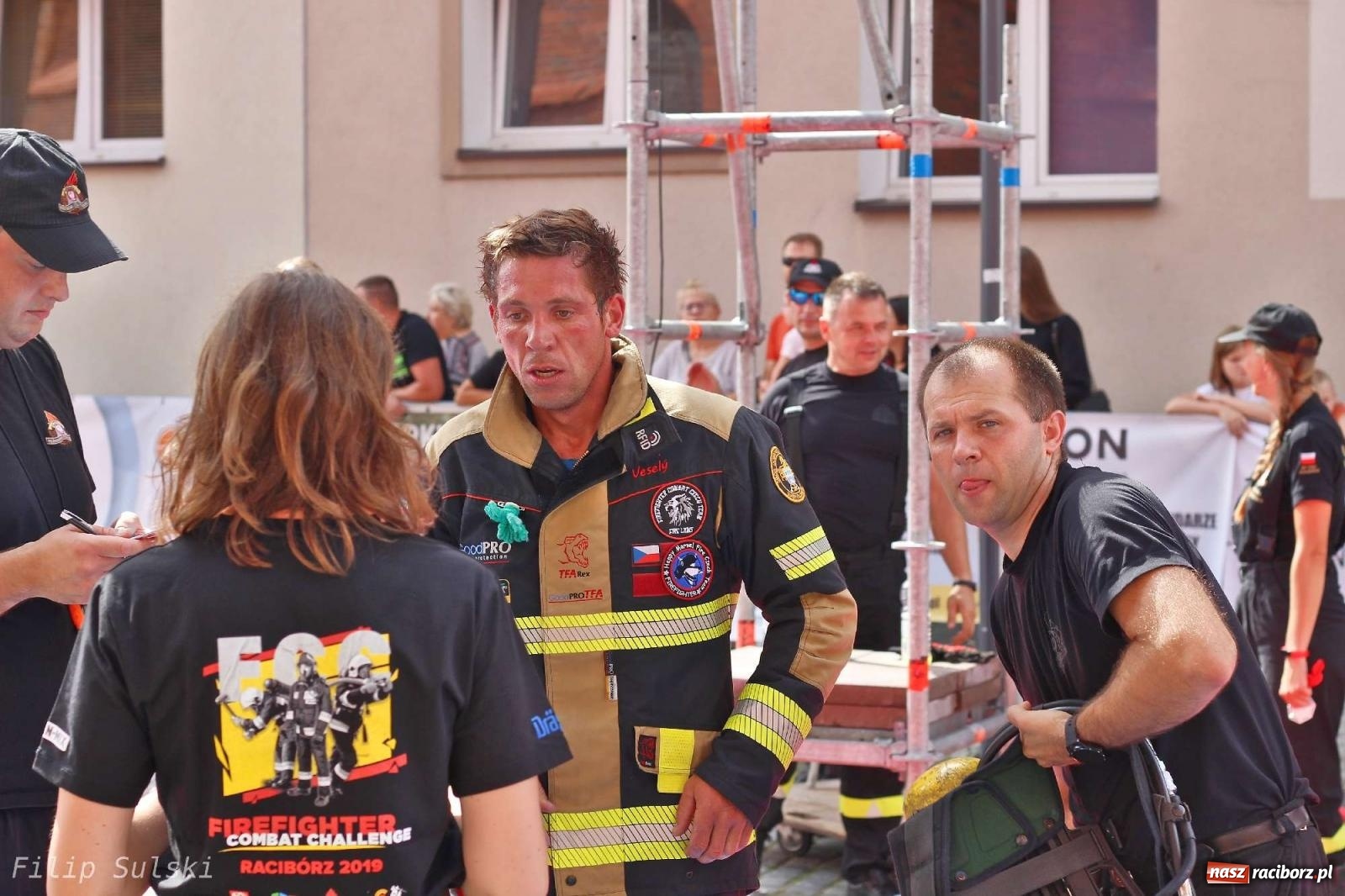 Zdjęcie w galerii na portalu naszraciborz.pl: Toughest Firefighter Racibórz 2023 - strażackie emocje w Raciborzu wiadomości z regionu