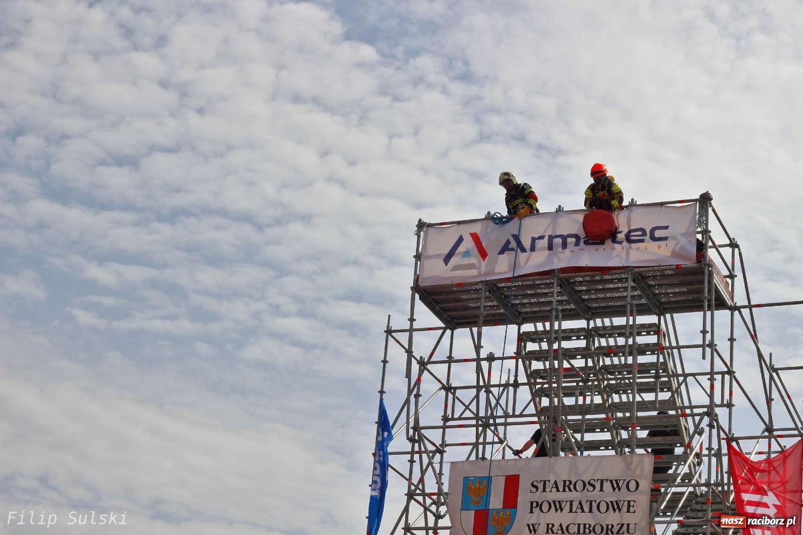 Zdjęcie w galerii na portalu naszraciborz.pl: Toughest Firefighter Racibórz 2023 - strażackie emocje w Raciborzu wiadomości z regionu