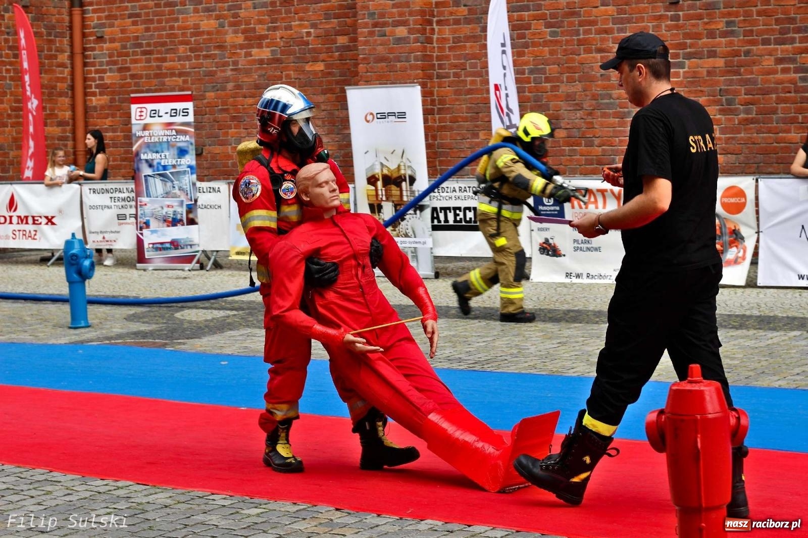 Zdjęcie w galerii na portalu naszraciborz.pl: Toughest Firefighter Racibórz 2023 - strażackie emocje w Raciborzu wiadomości z regionu