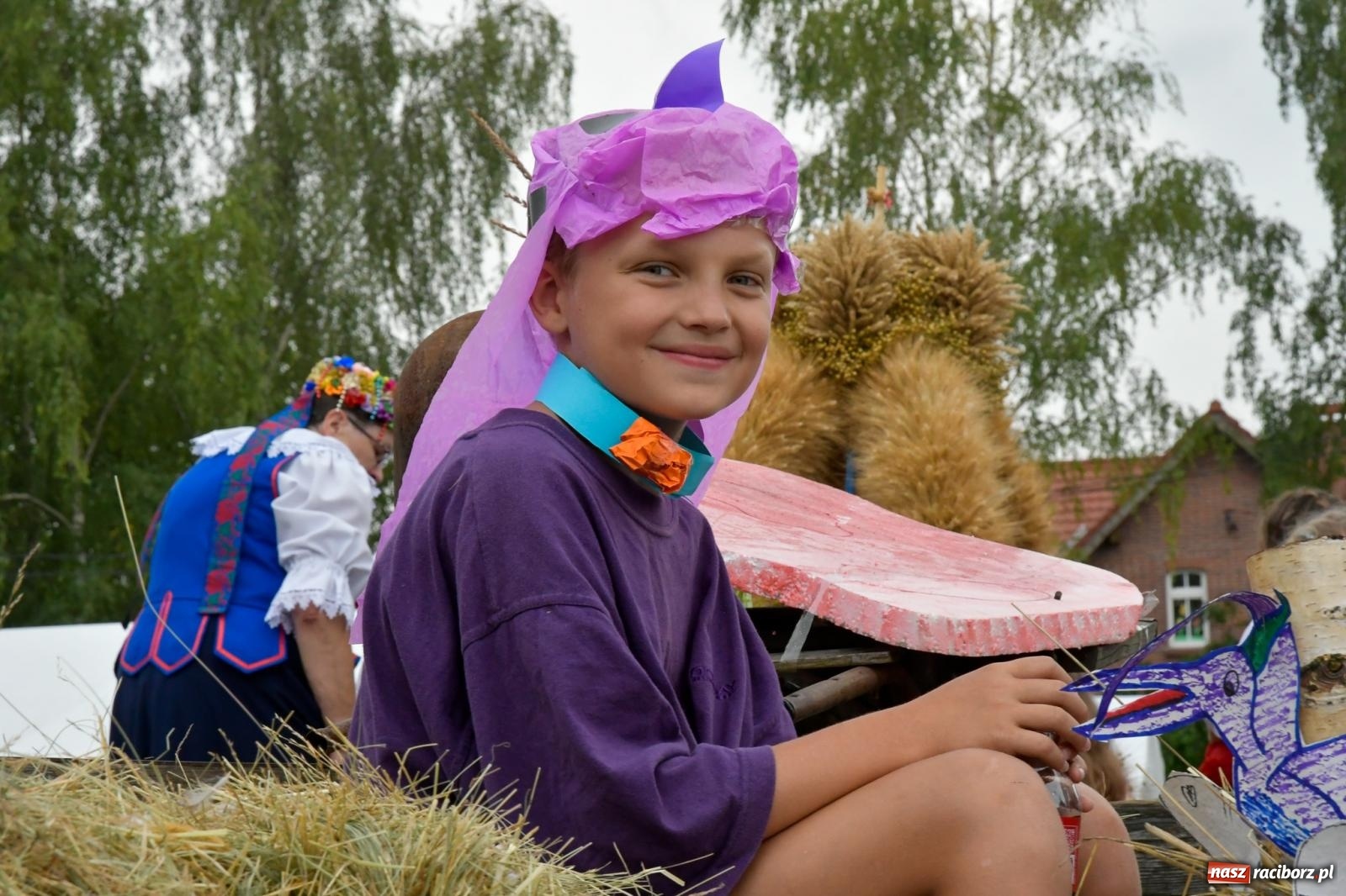 Zdjęcie w galerii na portalu naszraciborz.pl: Barwny korowód dożynkowy w Łańcach [FOTO i WIDEO] wiadomości z regionu