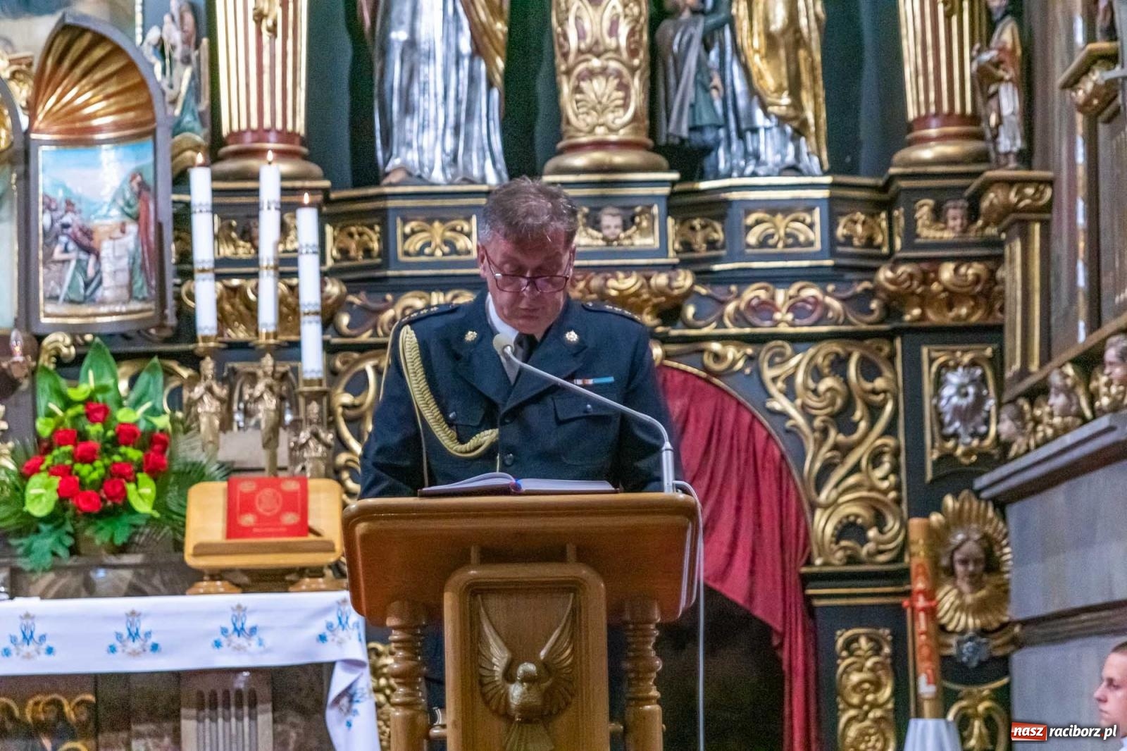 Zdjęcie w galerii na portalu naszraciborz.pl: Memoriałowa Msza w intencji poległych strażaków wiadomości z regionu