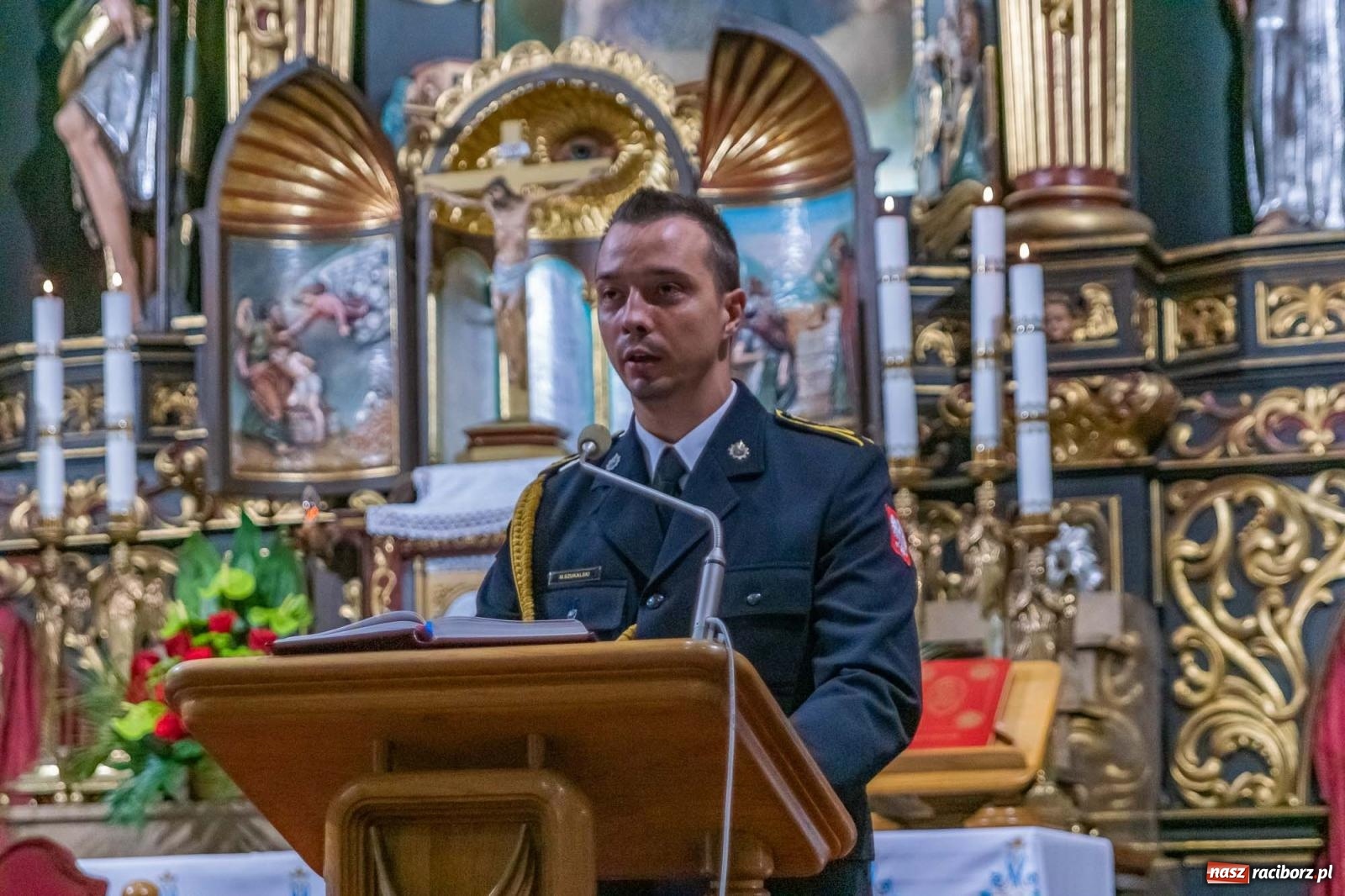Zdjęcie w galerii na portalu naszraciborz.pl: Memoriałowa Msza w intencji poległych strażaków wiadomości z regionu