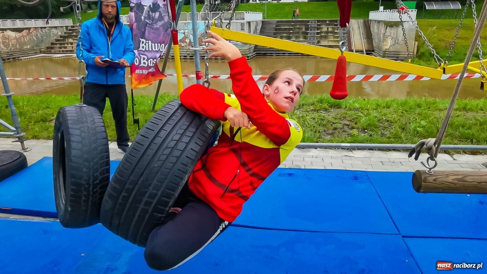 Zdjęcie w galerii na portalu naszraciborz.pl: II Mistrzostwa Raciborza Ninja OCR na raciborskich bulwarach [FOTO i WIDEO] wiadomości z regionu