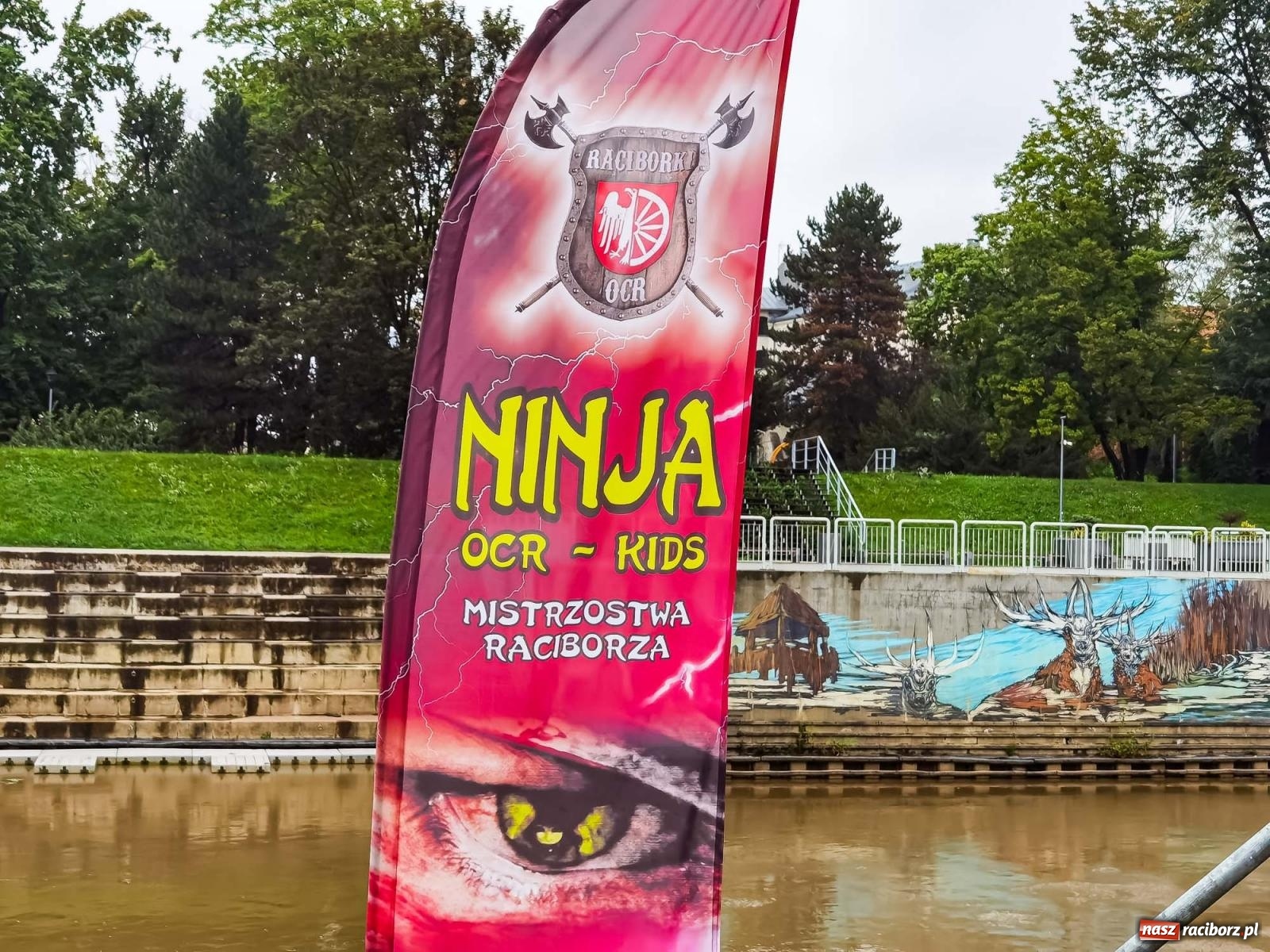 Zdjęcie w galerii na portalu naszraciborz.pl: II Mistrzostwa Raciborza Ninja OCR na raciborskich bulwarach [FOTO i WIDEO] wiadomości z regionu