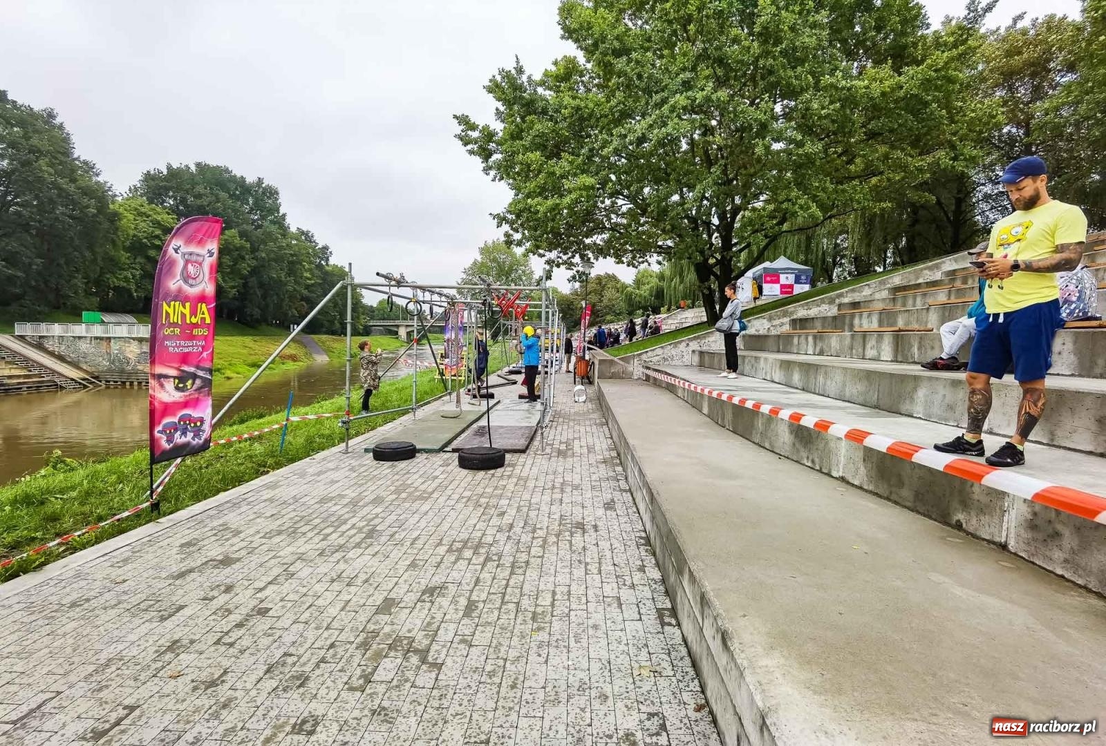 Zdjęcie w galerii na portalu naszraciborz.pl: II Mistrzostwa Raciborza Ninja OCR na raciborskich bulwarach [FOTO i WIDEO] wiadomości z regionu
