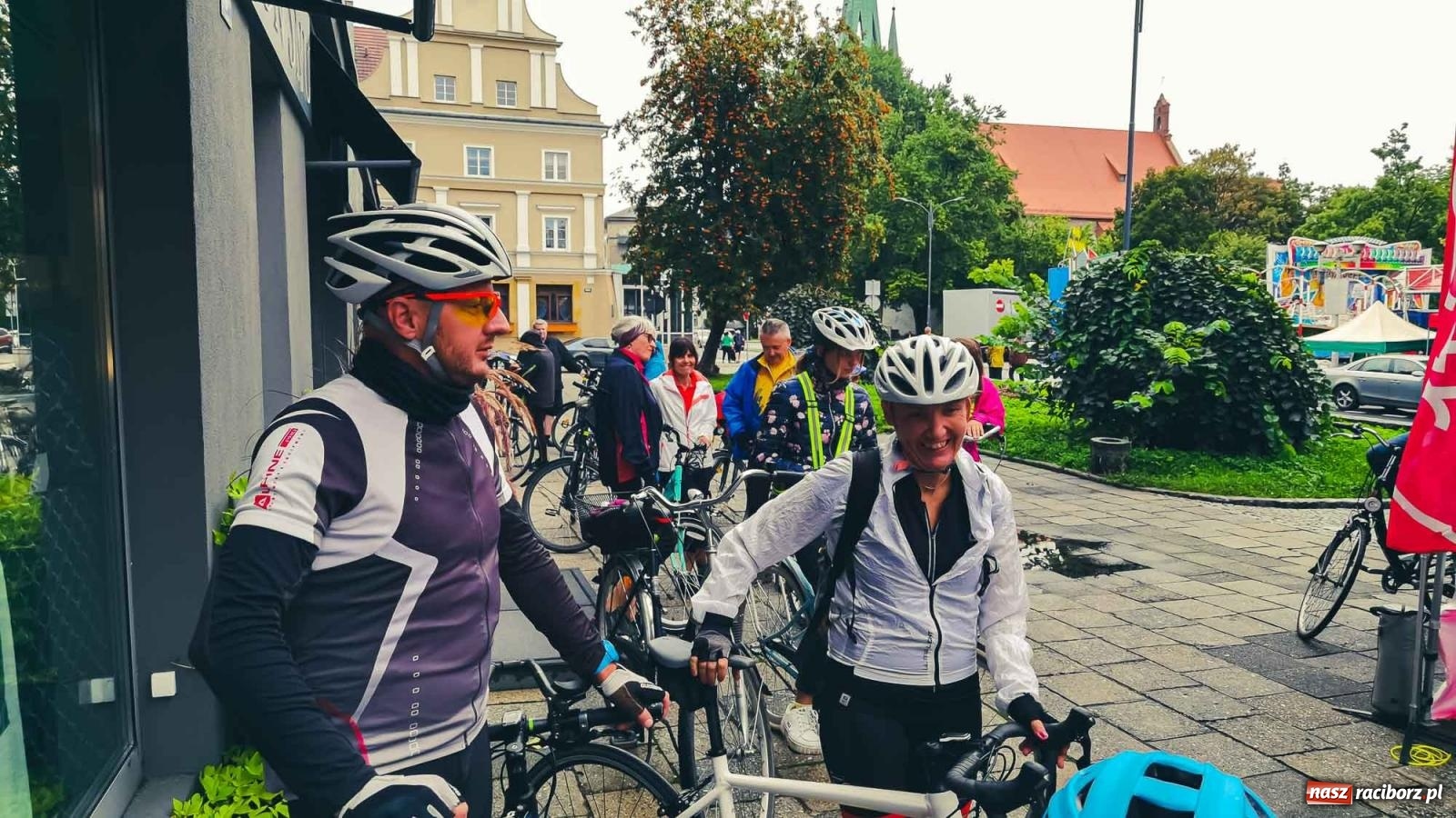 Zdjęcie w galerii na portalu naszraciborz.pl: Pogoda im niestraszna. XXIII Rodzinny Rajd Rowerowy [FOTO i WIDEO] wiadomości z regionu