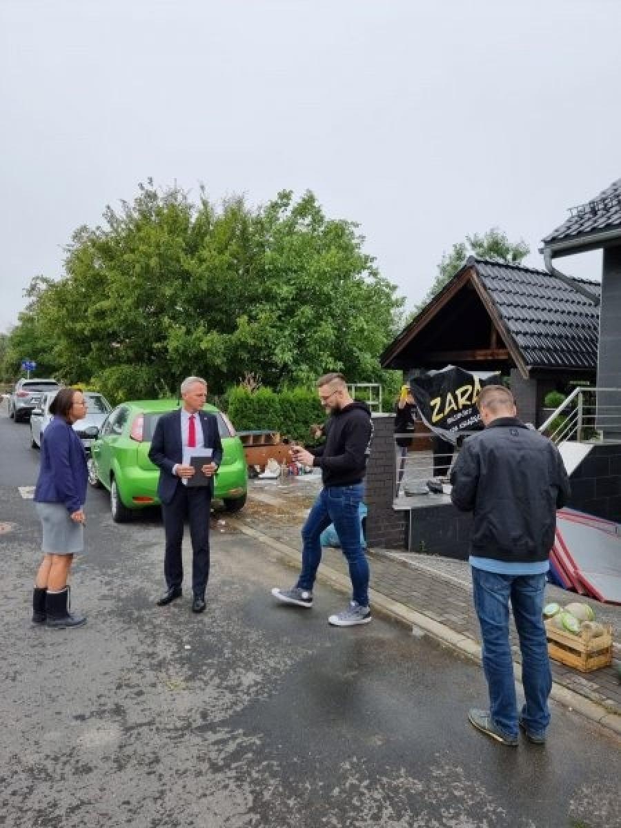 Zdjęcie w galerii na portalu naszraciborz.pl: Prezydent rozmawiał z naczelnikami na temat przeciwdziałania skutkom podtopień wiadomości z regionu