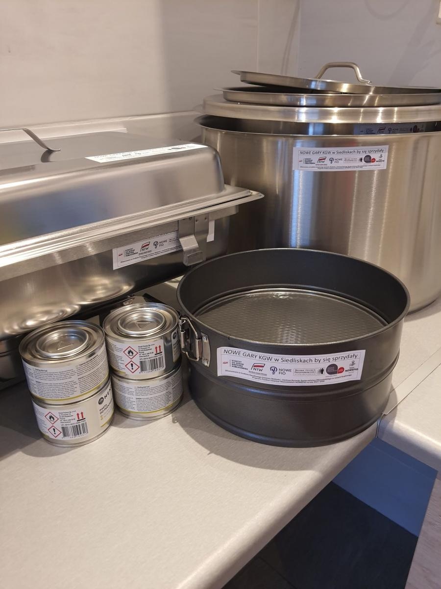 Zdjęcie w galerii na portalu naszraciborz.pl: Nowe gary by się sprzydały. KGW Siedliska ma nowy sprzęt wiadomości z regionu