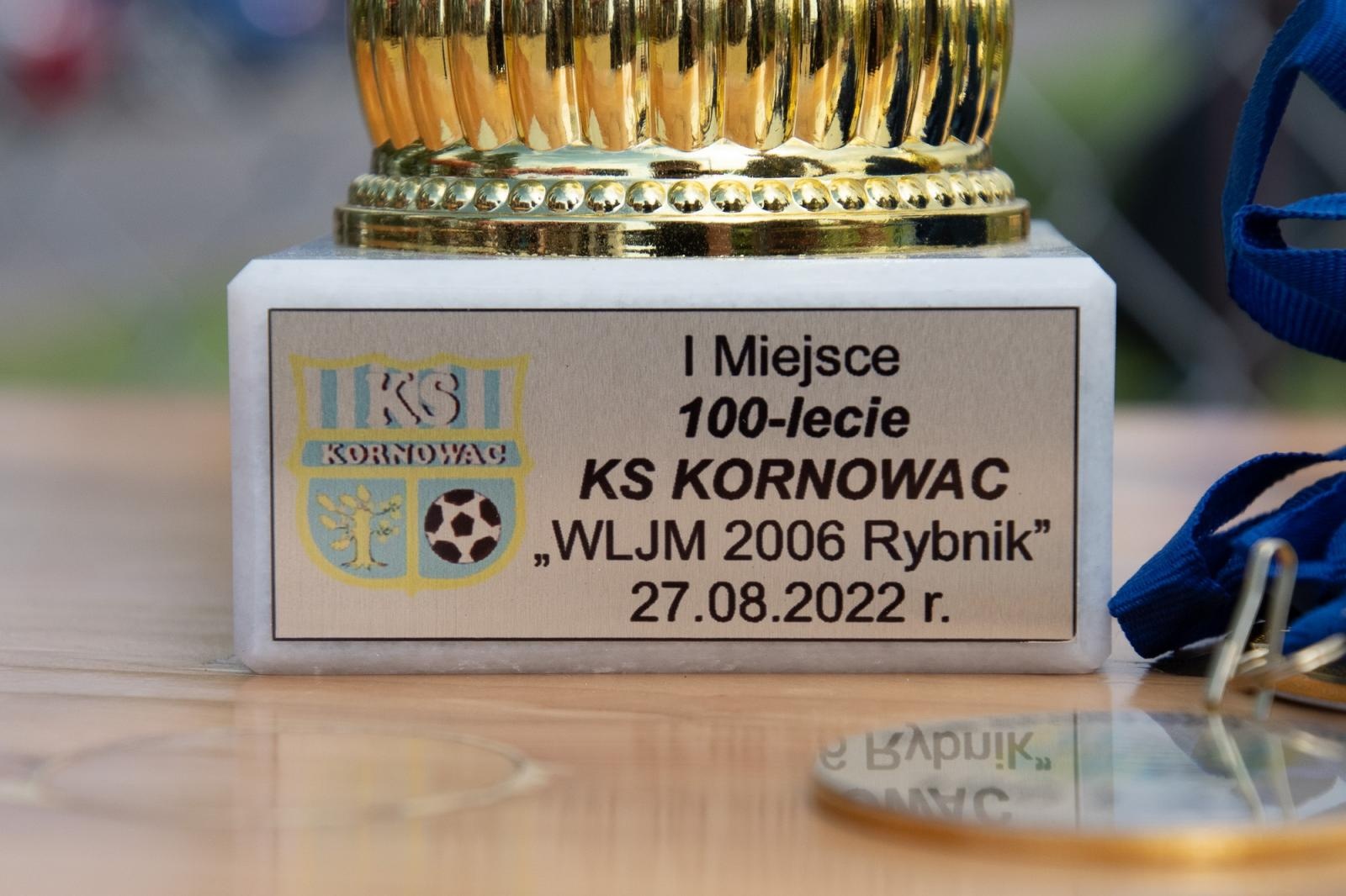 Zdjęcie w galerii na portalu naszraciborz.pl: 100 lat KS Kornowac – dzieci, oldboje i młodzież na jubileuszu  wiadomości z regionu