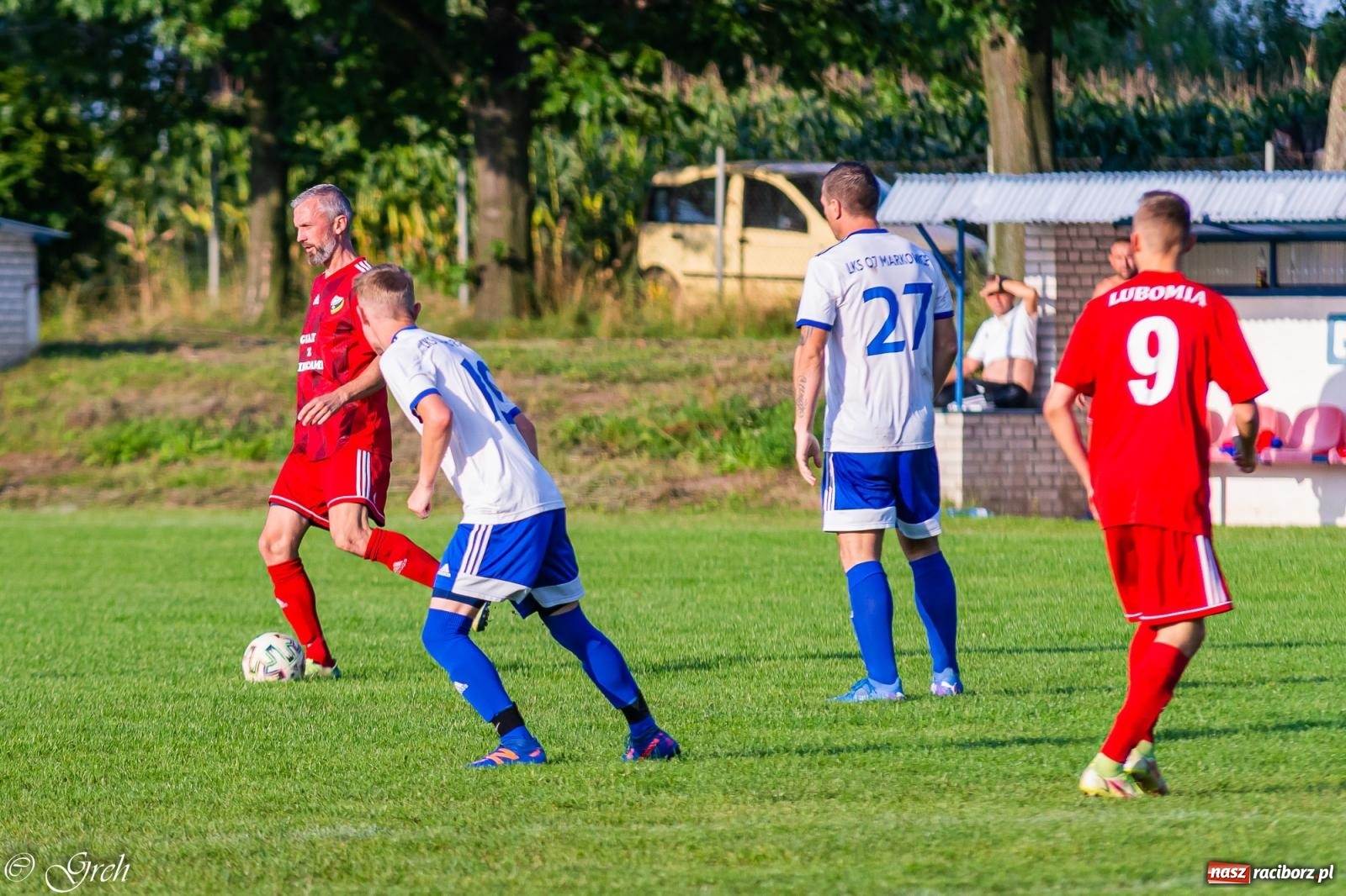 Zdjęcie w galerii na portalu naszraciborz.pl: Klasyczny hat-trick Dawida Lenarta pogrążył Markowice [FOTO] wiadomości z regionu