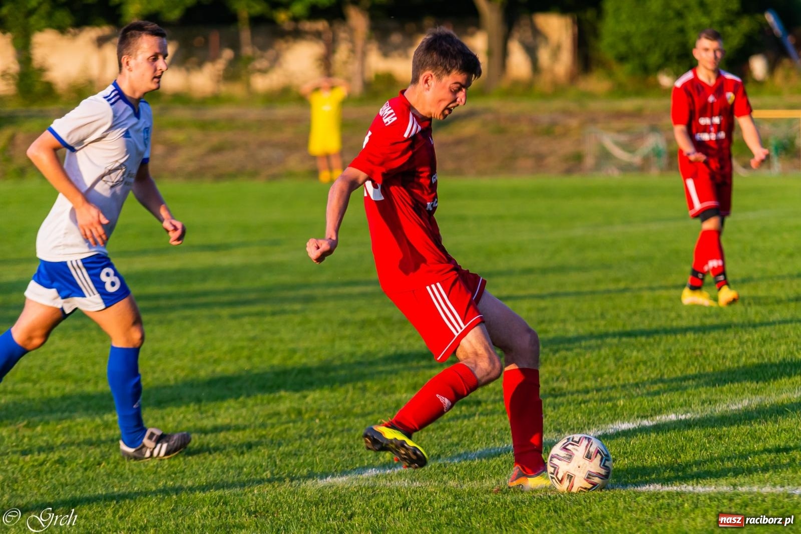 Zdjęcie w galerii na portalu naszraciborz.pl: Klasyczny hat-trick Dawida Lenarta pogrążył Markowice [FOTO] wiadomości z regionu