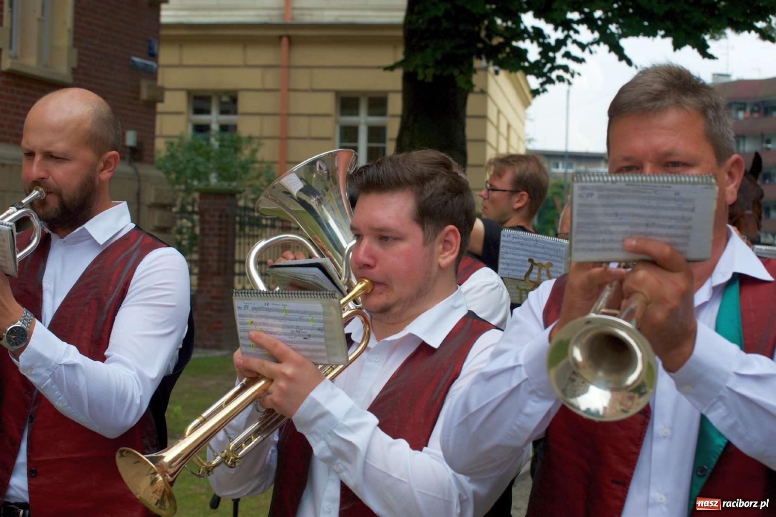 Zdjęcie w galerii na portalu naszraciborz.pl: Przed sądem w Raciborzu posadzono lipę marszałka Piłsudskiego [FOTO i WIDEO] wiadomości z regionu