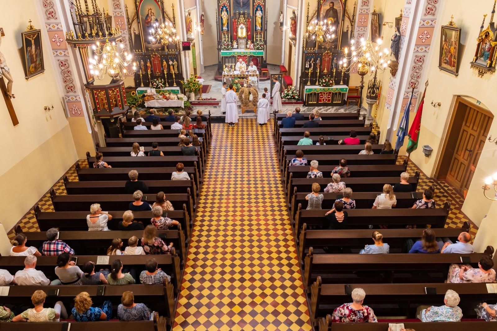 Zdjęcie w galerii na portalu naszraciborz.pl: Dożynki w Cyprzanowie. Kameralnie, religijnie i rodzinnie wiadomości z regionu