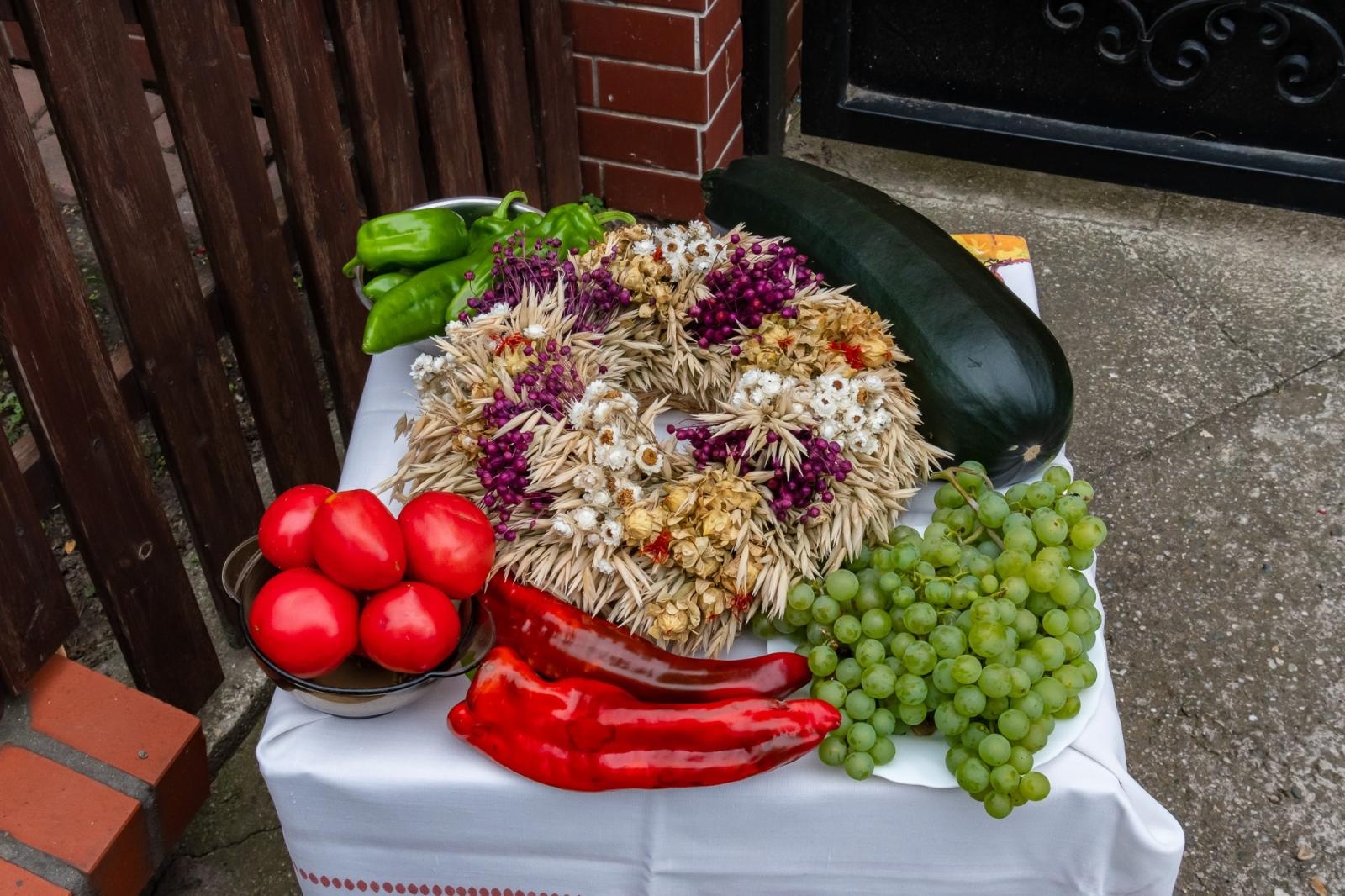 Zdjęcie w galerii na portalu naszraciborz.pl: Dożynki w Cyprzanowie. Kameralnie, religijnie i rodzinnie wiadomości z regionu