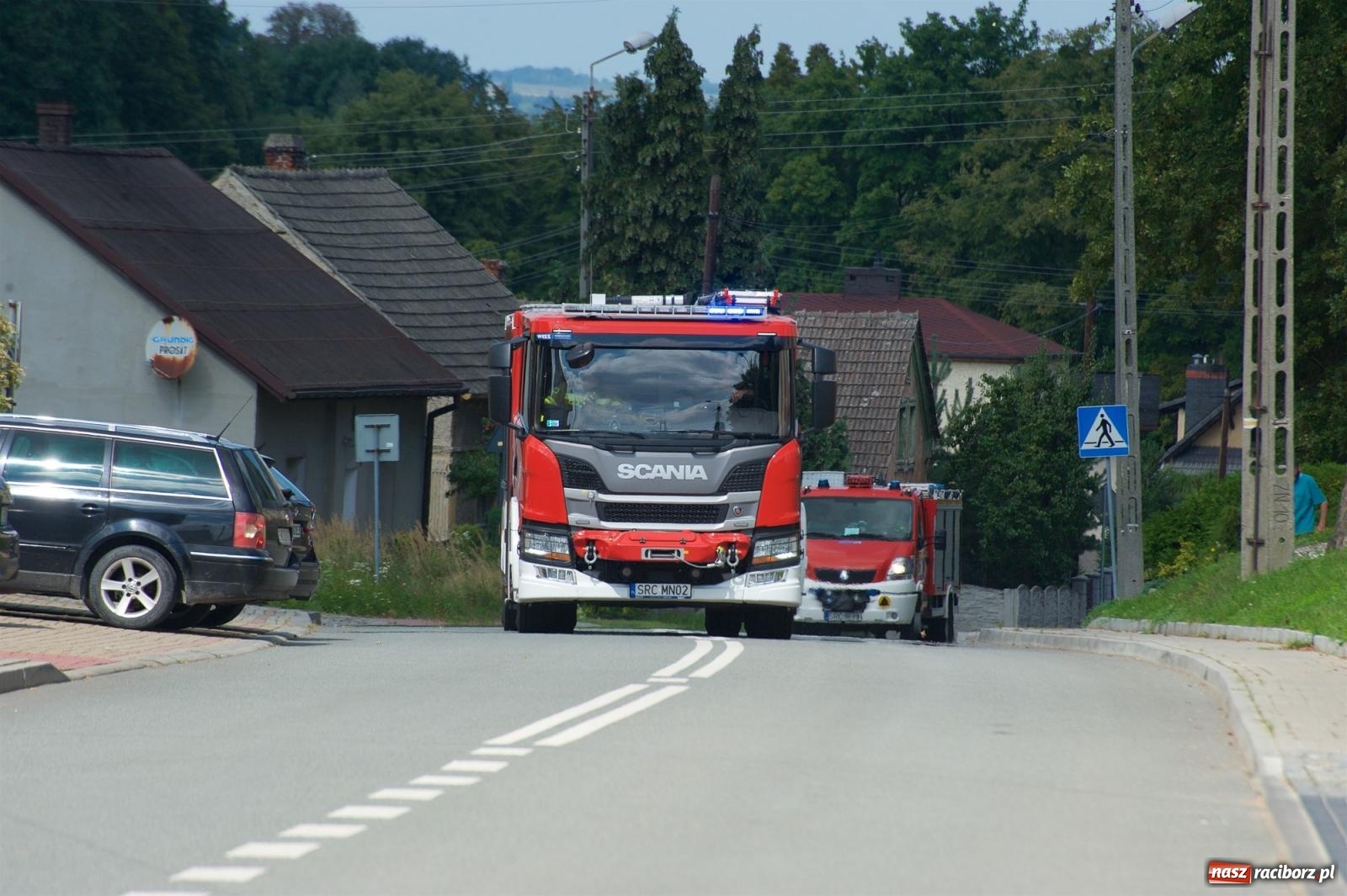 Zdjęcie w galerii na portalu naszraciborz.pl: Koparka uszkodziła gazociąg w Tworkowie. Konieczna była ewakuacja! wiadomości z regionu