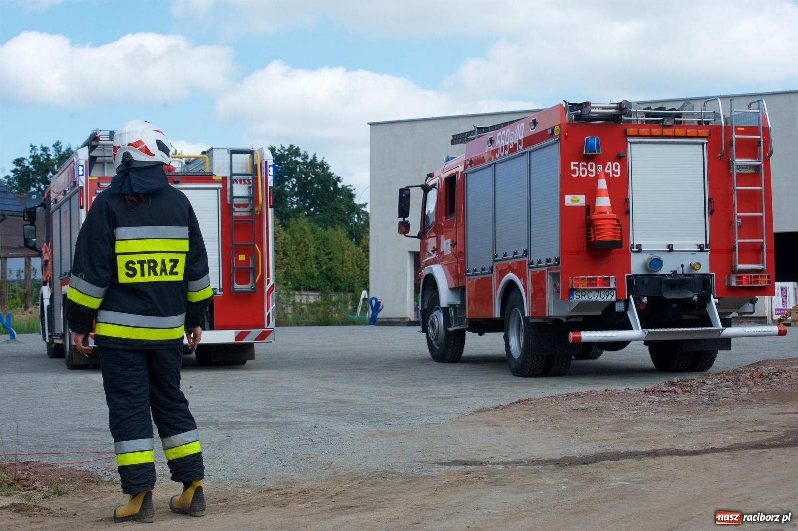 Zdjęcie w galerii na portalu naszraciborz.pl: Koparka uszkodziła gazociąg w Tworkowie. Konieczna była ewakuacja! wiadomości z regionu