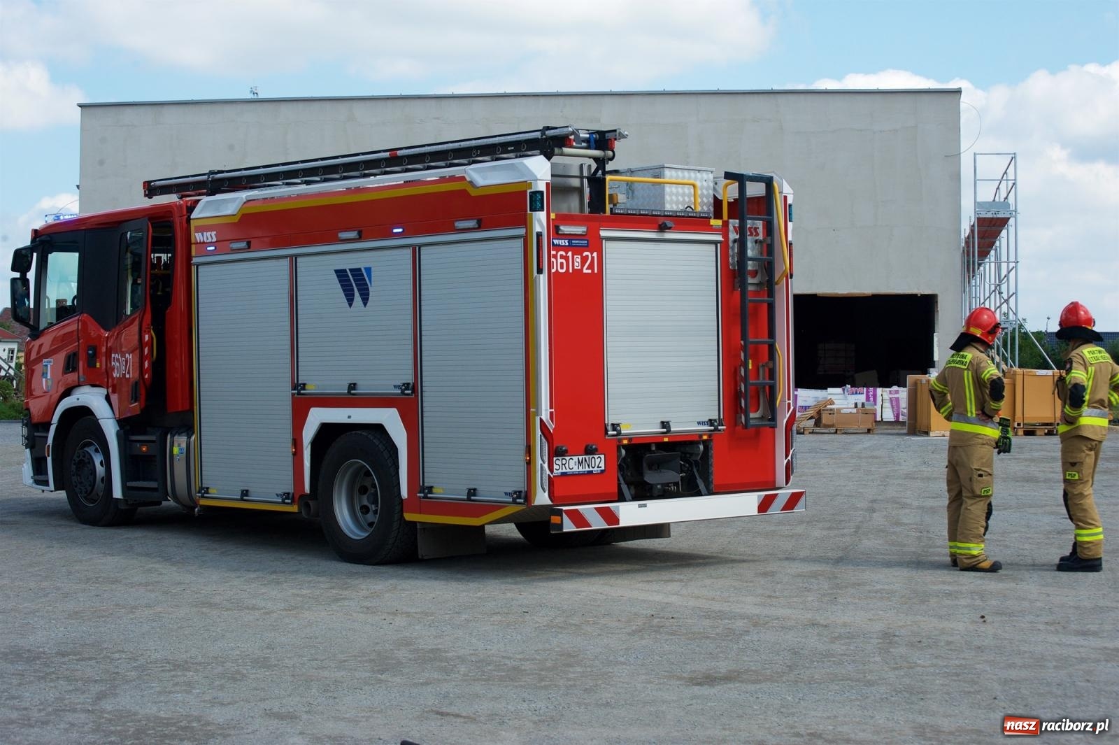 Zdjęcie w galerii na portalu naszraciborz.pl: Koparka uszkodziła gazociąg w Tworkowie. Konieczna była ewakuacja! wiadomości z regionu