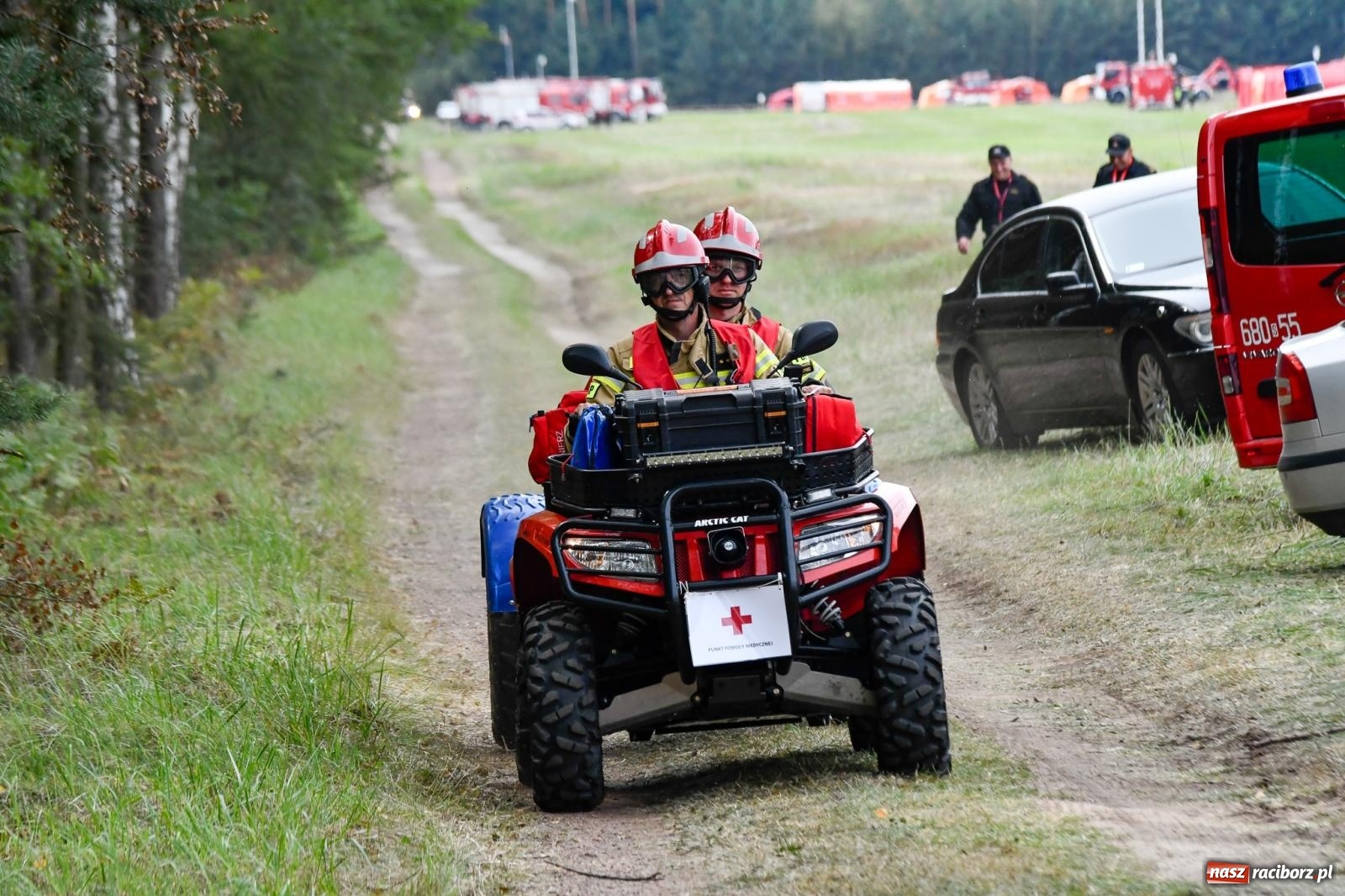 Zdjęcie w galerii na portalu naszraciborz.pl: Wielkie ogólnopolskie strażackie manewry w Kuźni Raciborskiej [FOTO i WIDEO] wiadomości z regionu