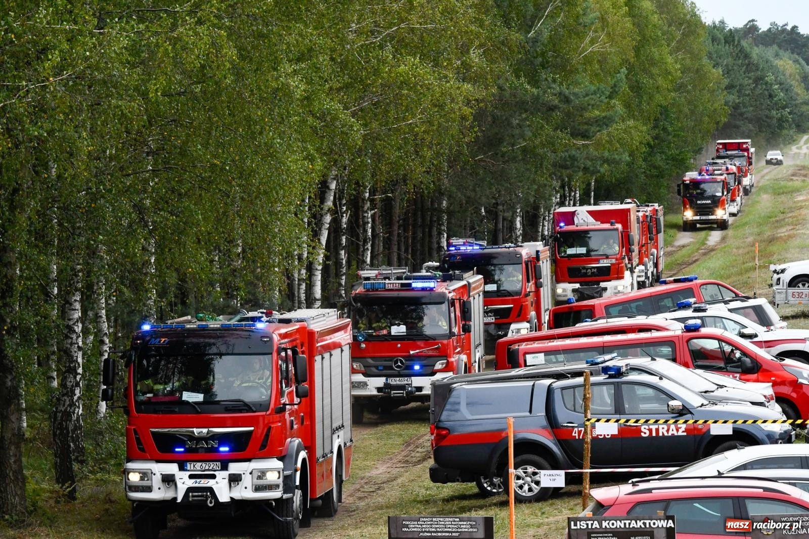 Zdjęcie w galerii na portalu naszraciborz.pl: Wielkie ogólnopolskie strażackie manewry w Kuźni Raciborskiej [FOTO i WIDEO] wiadomości z regionu