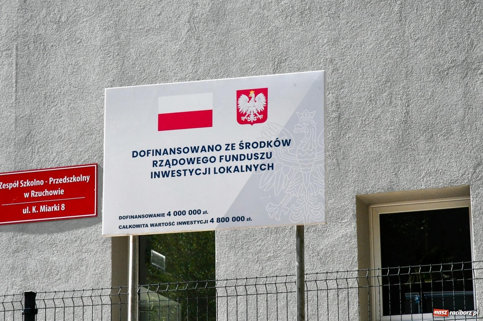 Zdjęcie w galerii na portalu naszraciborz.pl: W Rzuchowie otwarto nowy budynek szkolno-przedszkolny [FOTO i WIDEO] wiadomości z regionu