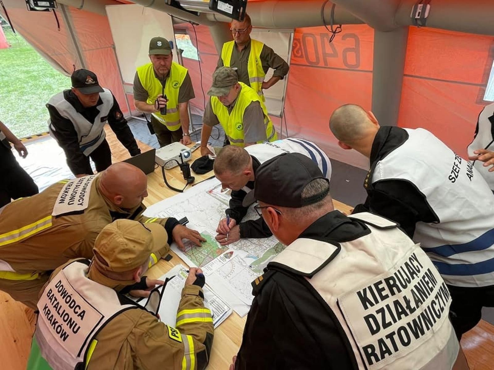 Zdjęcie w galerii na portalu naszraciborz.pl: Zakończono międzywojewódzkie ćwiczenia ratownicze pk. Kuźnia Raciborska 2022 wiadomości z regionu