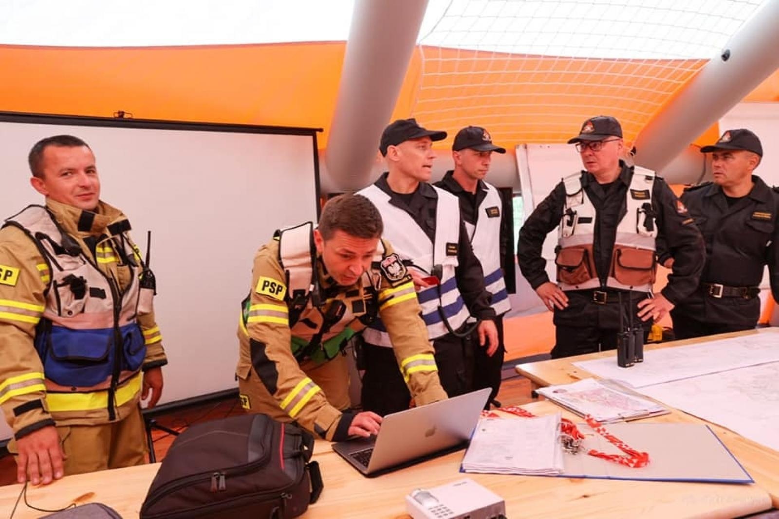 Zdjęcie w galerii na portalu naszraciborz.pl: Zakończono międzywojewódzkie ćwiczenia ratownicze pk. Kuźnia Raciborska 2022 wiadomości z regionu