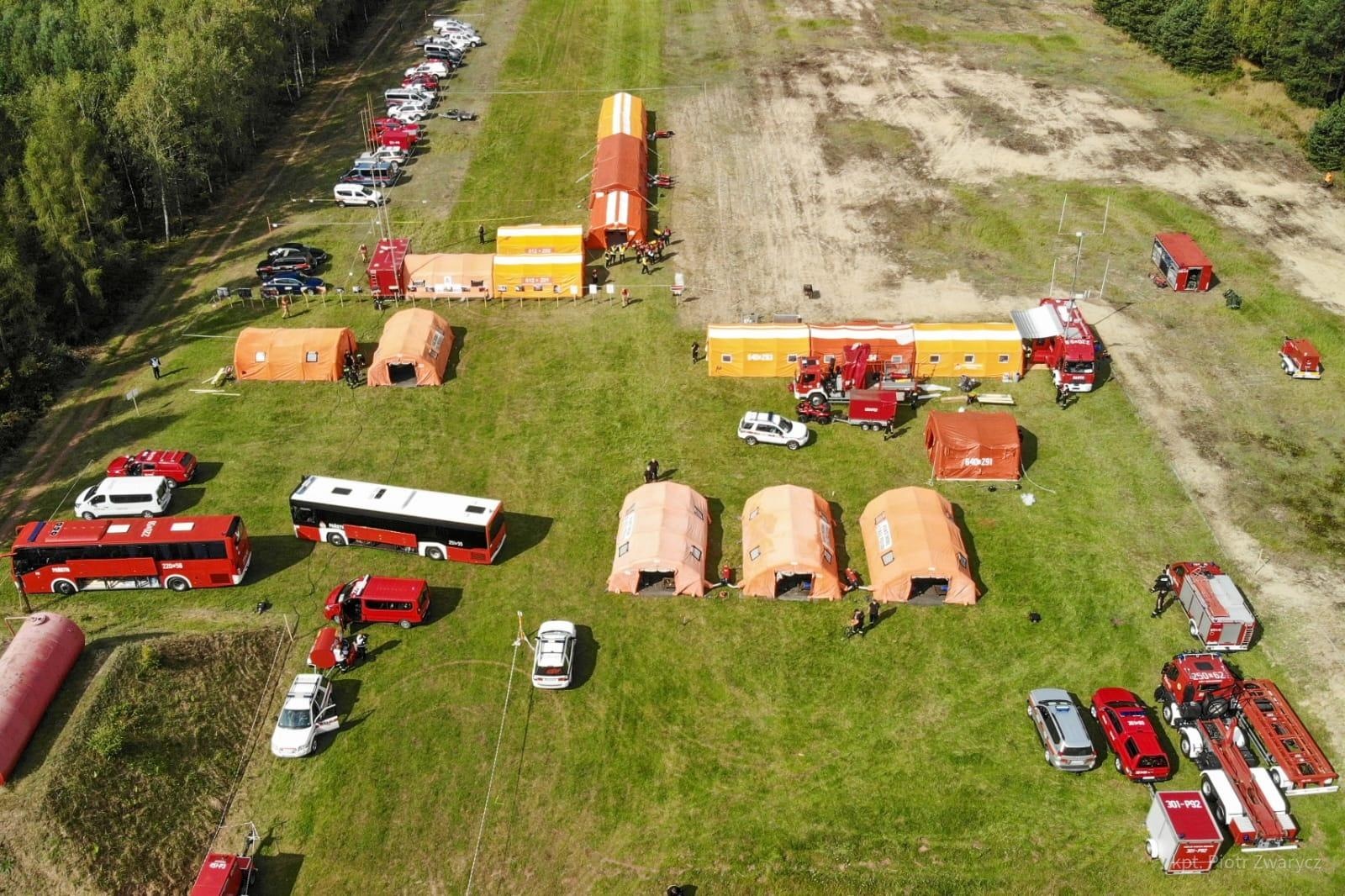 Zdjęcie w galerii na portalu naszraciborz.pl: Zakończono międzywojewódzkie ćwiczenia ratownicze pk. Kuźnia Raciborska 2022 wiadomości z regionu