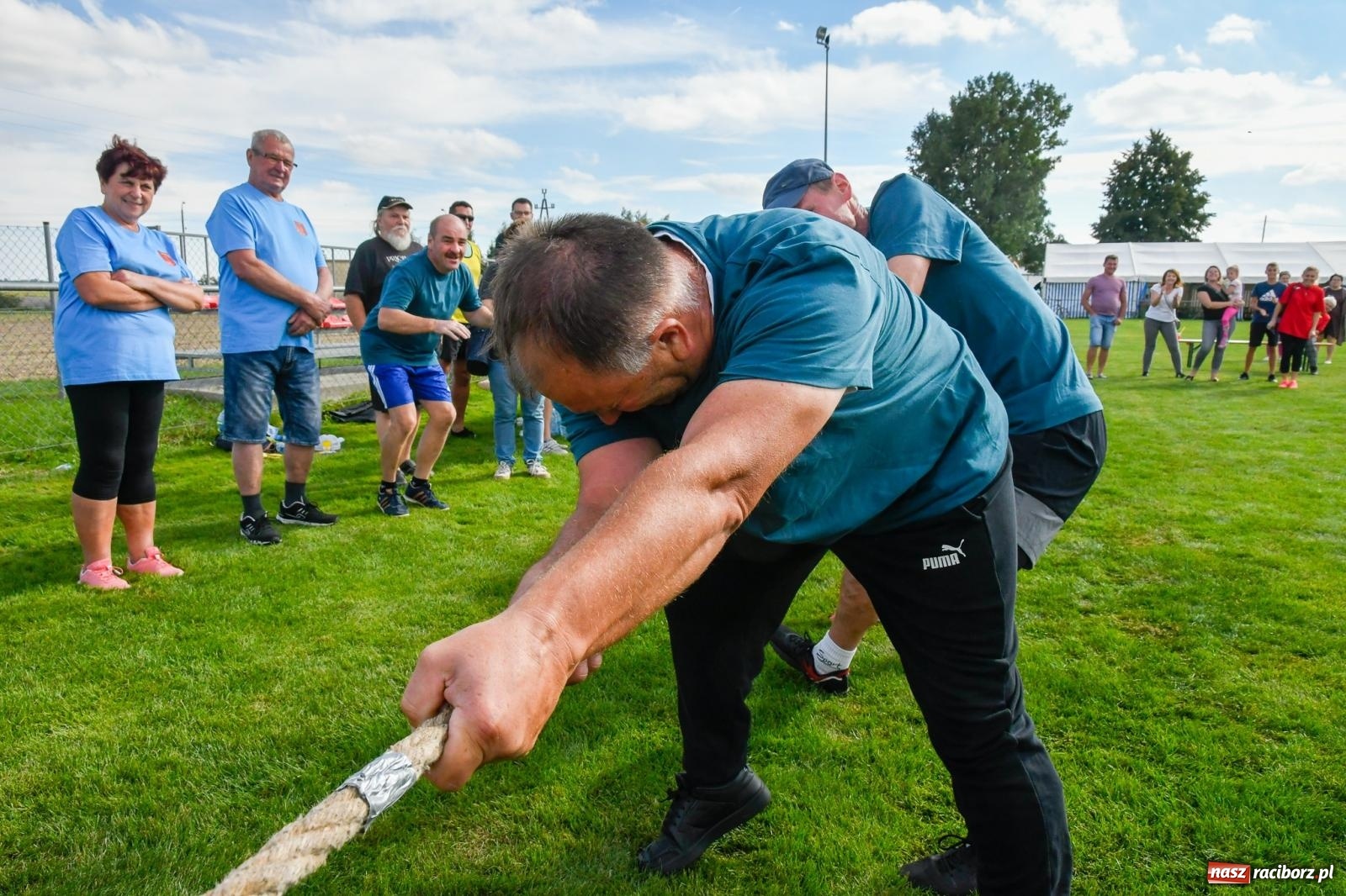 Zdjęcie w galerii na portalu naszraciborz.pl: W Borucinie nikt się nie oszczędzał. Polsko-czeski turniej sołectw [FOTO i WIDEO] wiadomości z regionu