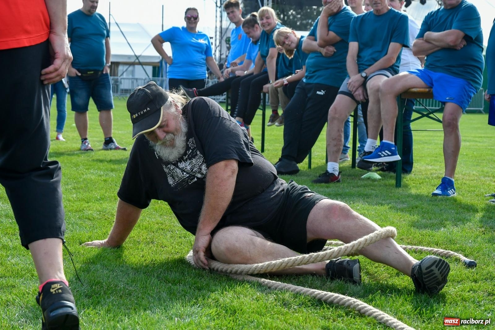 Zdjęcie w galerii na portalu naszraciborz.pl: W Borucinie nikt się nie oszczędzał. Polsko-czeski turniej sołectw [FOTO i WIDEO] wiadomości z regionu