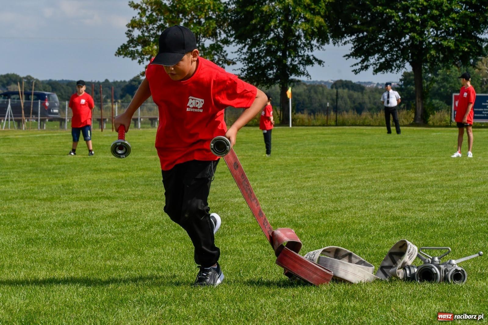 Zdjęcie w galerii na portalu naszraciborz.pl: OSP Pogrzebień z Pucharem Wójta. Ekspresowe zawody z dwoma wpadkami [FOTO i WIDEO] wiadomości z regionu