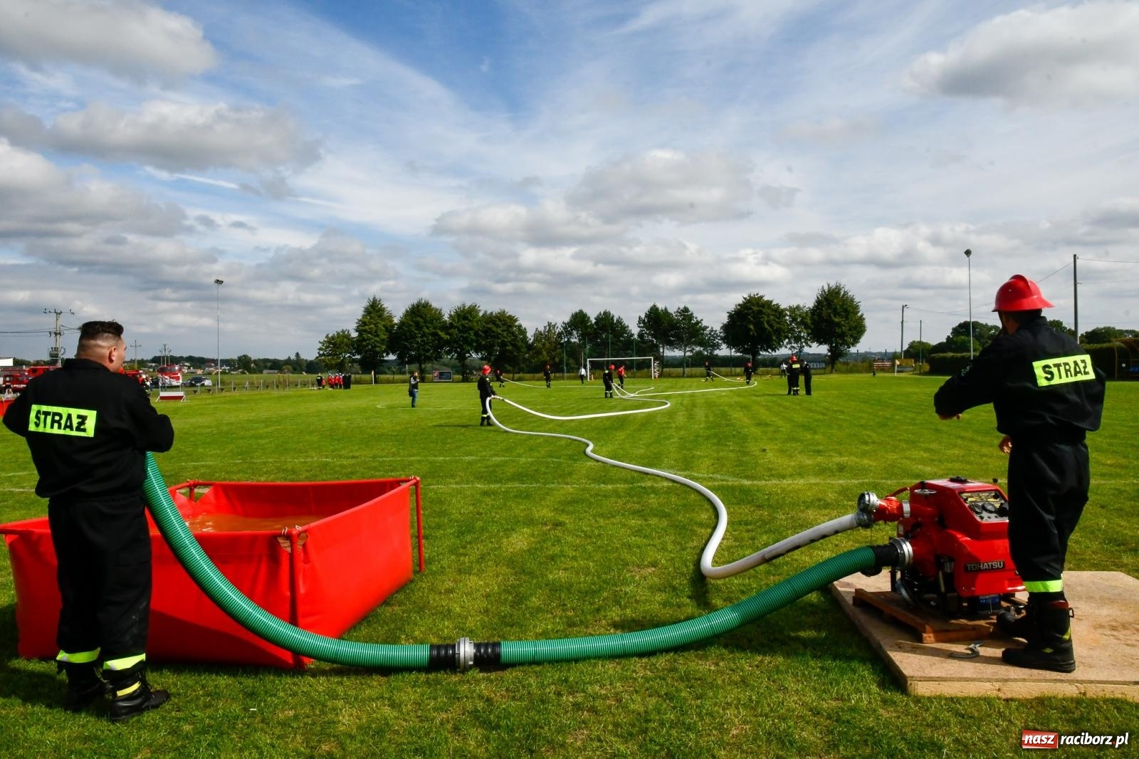 Zdjęcie w galerii na portalu naszraciborz.pl: OSP Pogrzebień z Pucharem Wójta. Ekspresowe zawody z dwoma wpadkami [FOTO i WIDEO] wiadomości z regionu