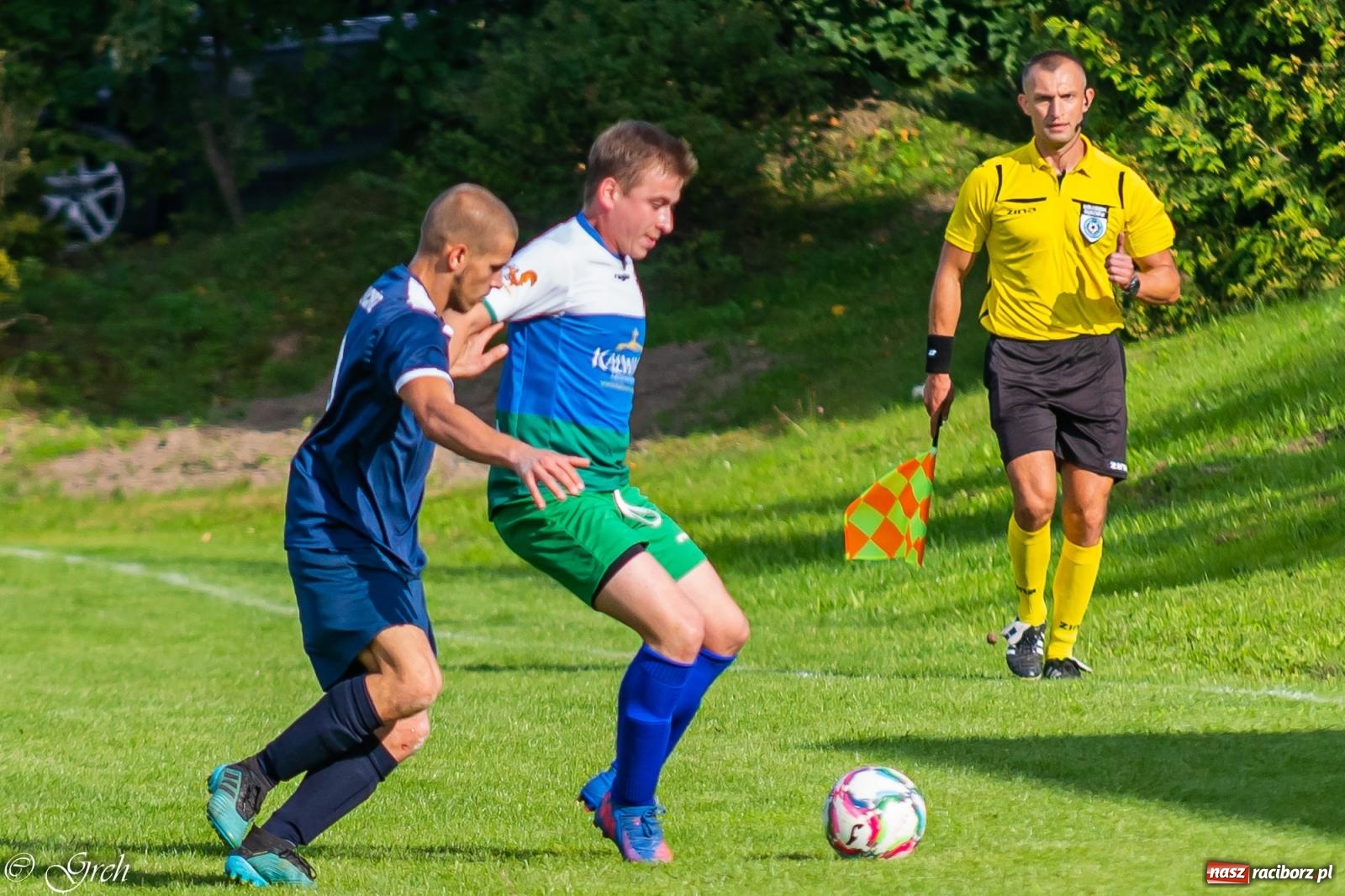 Zdjęcie w galerii na portalu naszraciborz.pl: B klasa. Górki Śląskie wykoleiły ocicką Lokomotywę [FOTO] wiadomości z regionu