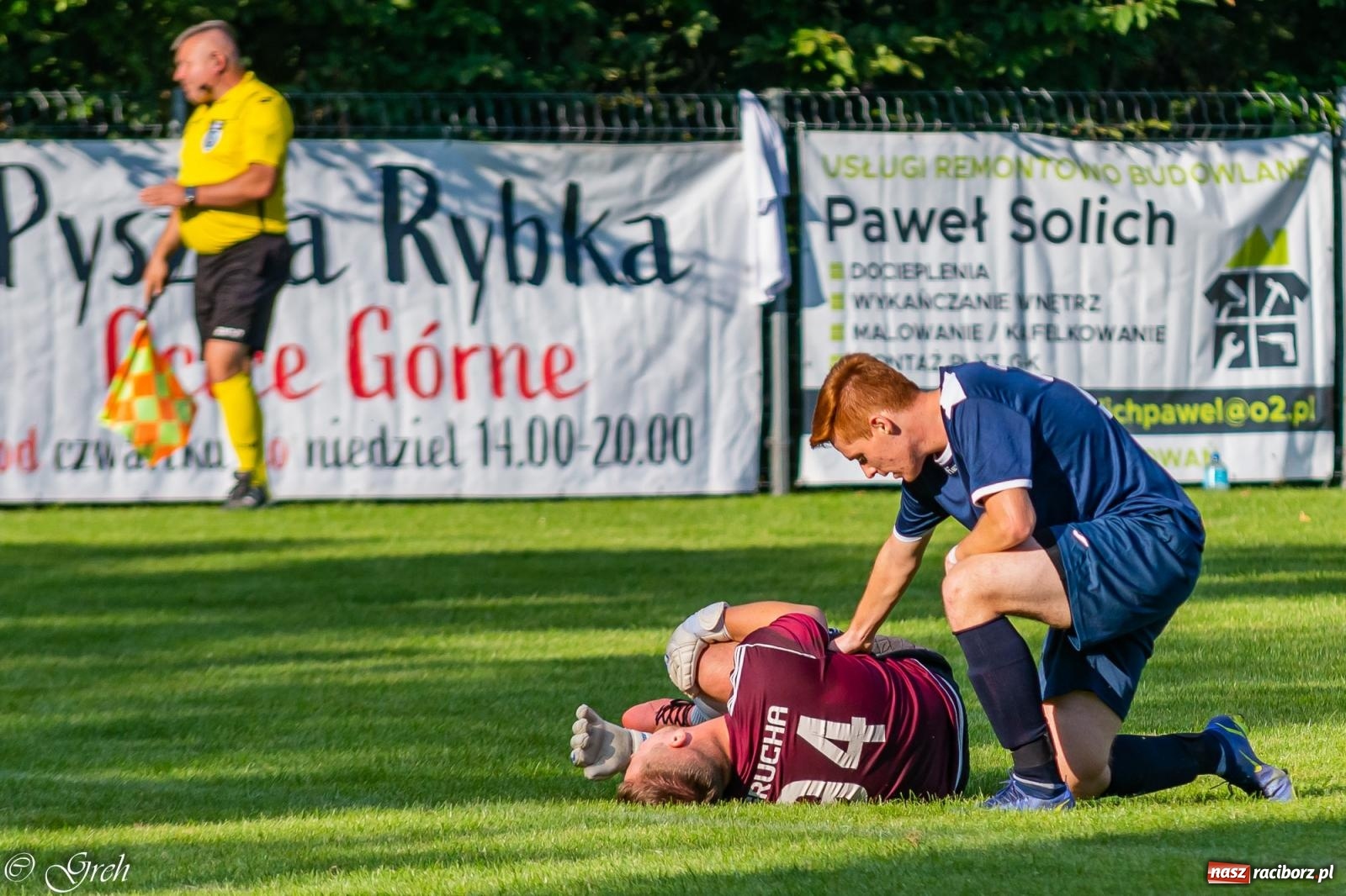 Zdjęcie w galerii na portalu naszraciborz.pl: B klasa. Górki Śląskie wykoleiły ocicką Lokomotywę [FOTO] wiadomości z regionu