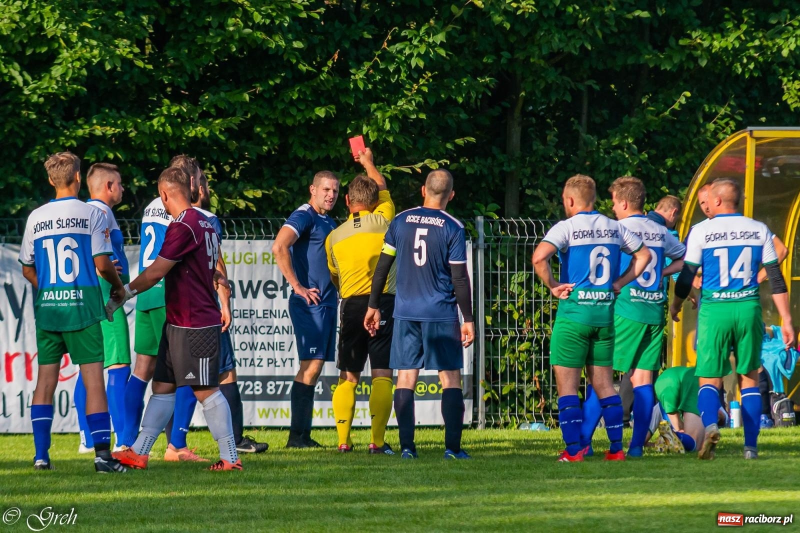 Zdjęcie w galerii na portalu naszraciborz.pl: B klasa. Górki Śląskie wykoleiły ocicką Lokomotywę [FOTO] wiadomości z regionu
