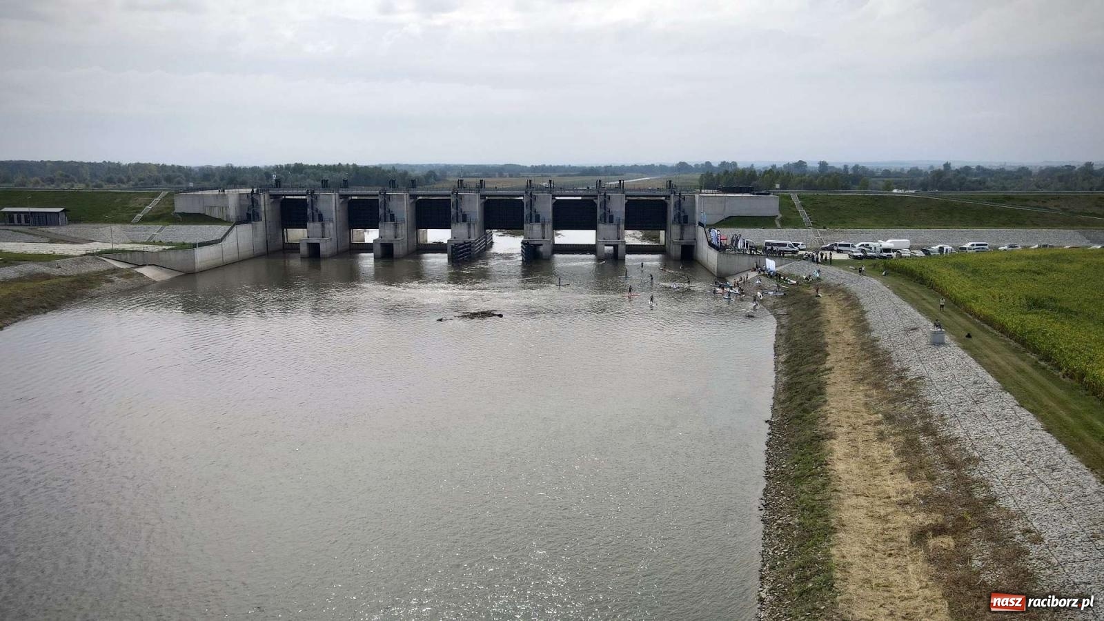 Zdjęcie w galerii na portalu naszraciborz.pl: Regaty pod zaporą czołową zbiornika Racibórz [FOTO i WIDEO] wiadomości z regionu