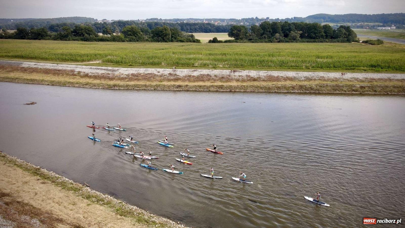 Zdjęcie w galerii na portalu naszraciborz.pl: Regaty pod zaporą czołową zbiornika Racibórz [FOTO i WIDEO] wiadomości z regionu