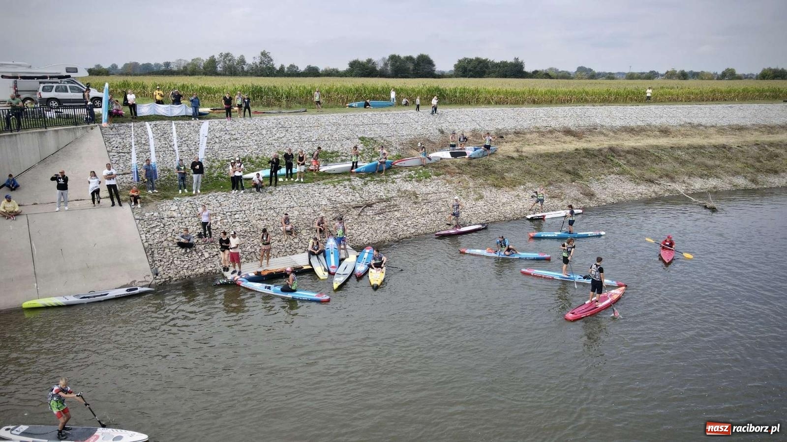 Zdjęcie w galerii na portalu naszraciborz.pl: Regaty pod zaporą czołową zbiornika Racibórz [FOTO i WIDEO] wiadomości z regionu