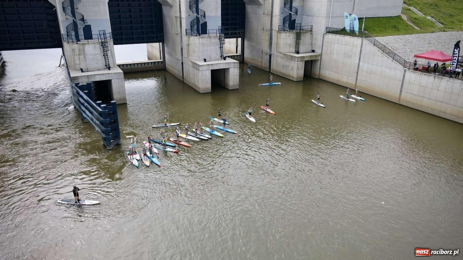 Zdjęcie w galerii na portalu naszraciborz.pl: Regaty pod zaporą czołową zbiornika Racibórz [FOTO i WIDEO] wiadomości z regionu