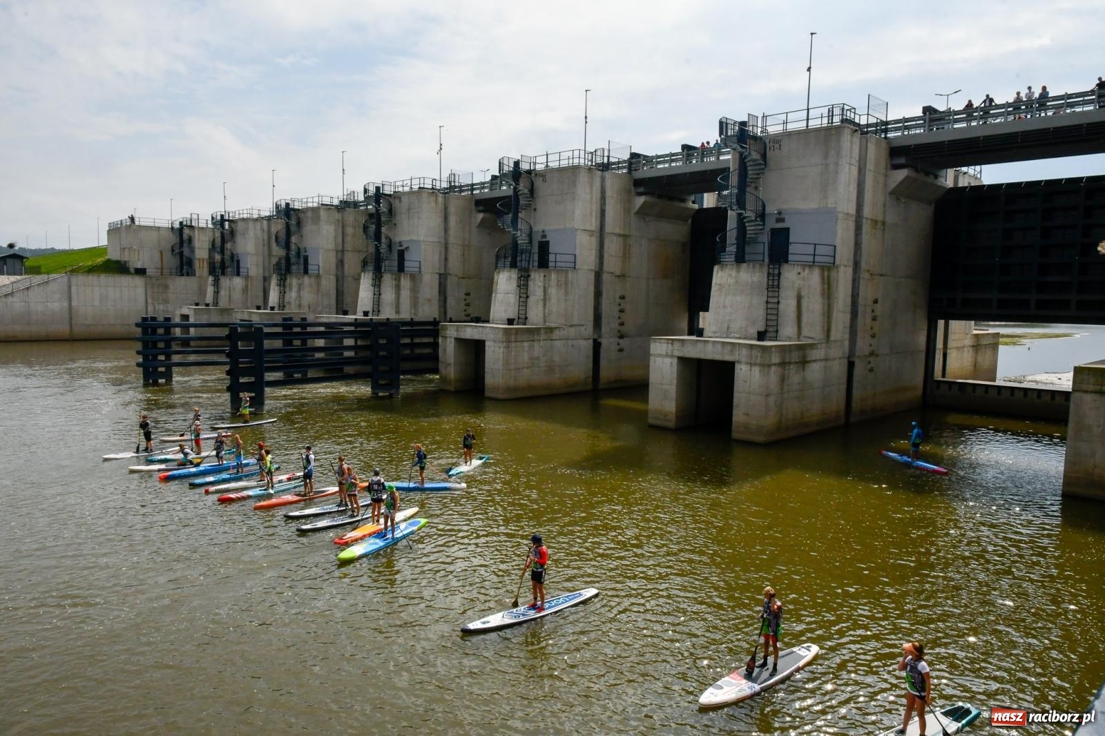 Zdjęcie w galerii na portalu naszraciborz.pl: Regaty pod zaporą czołową zbiornika Racibórz [FOTO i WIDEO] wiadomości z regionu