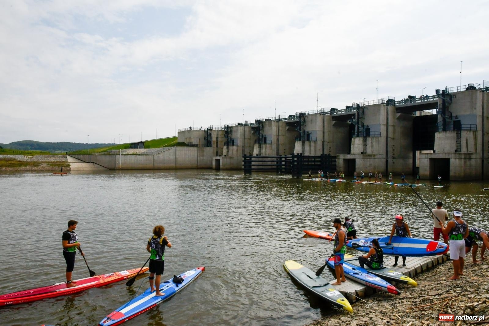 Zdjęcie w galerii na portalu naszraciborz.pl: Regaty pod zaporą czołową zbiornika Racibórz [FOTO i WIDEO] wiadomości z regionu