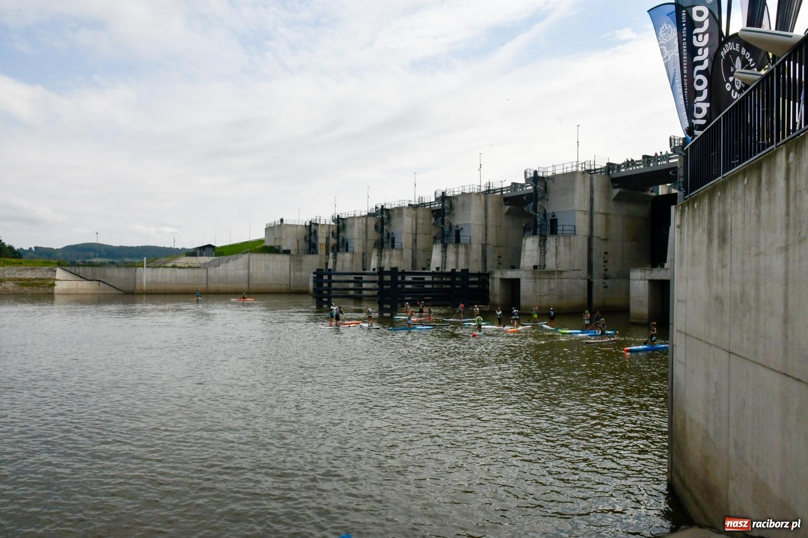 Zdjęcie w galerii na portalu naszraciborz.pl: Regaty pod zaporą czołową zbiornika Racibórz [FOTO i WIDEO] wiadomości z regionu
