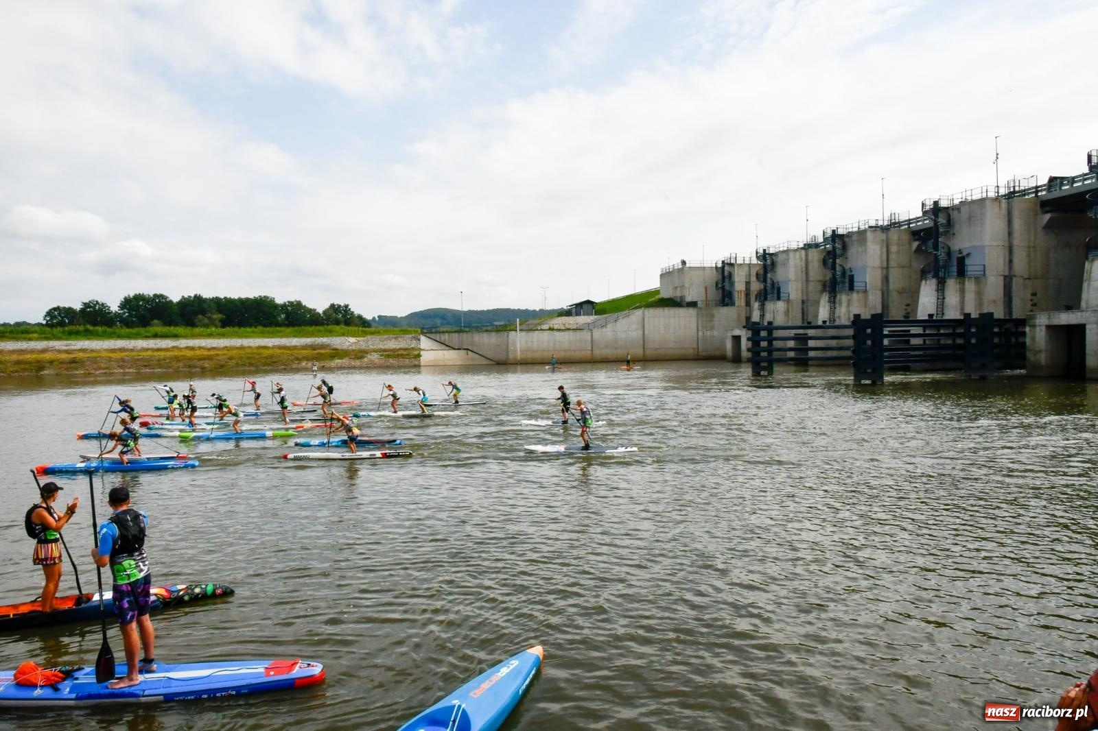 Zdjęcie w galerii na portalu naszraciborz.pl: Regaty pod zaporą czołową zbiornika Racibórz [FOTO i WIDEO] wiadomości z regionu