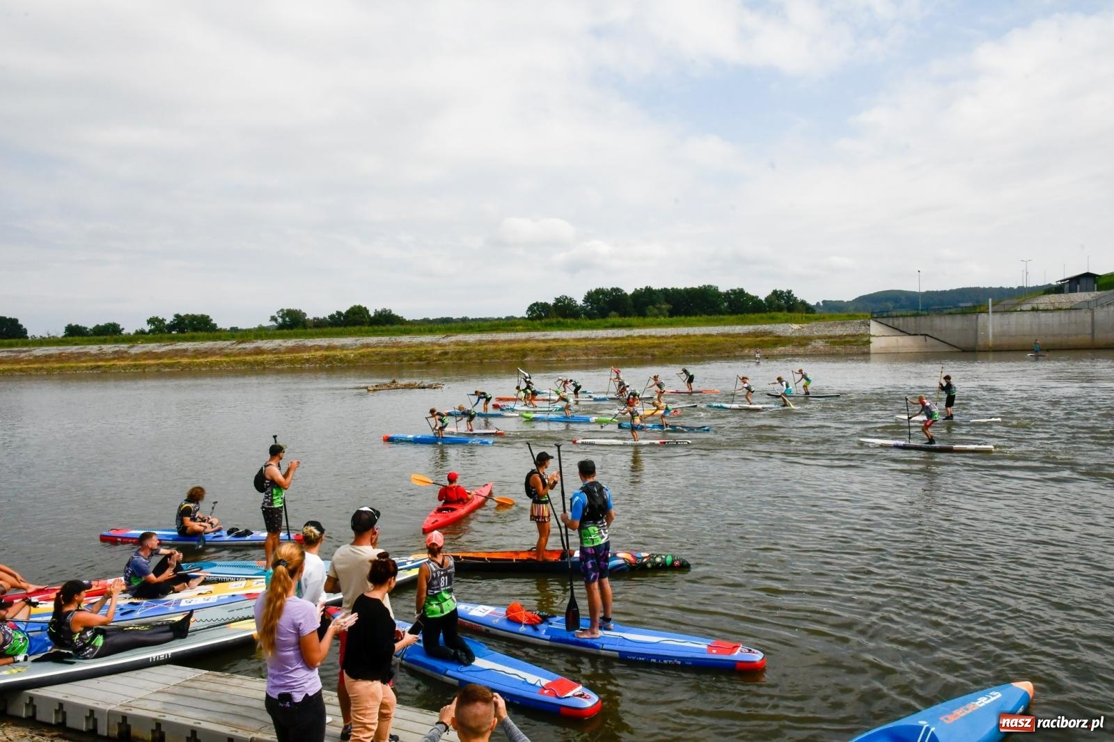 Zdjęcie w galerii na portalu naszraciborz.pl: Regaty pod zaporą czołową zbiornika Racibórz [FOTO i WIDEO] wiadomości z regionu