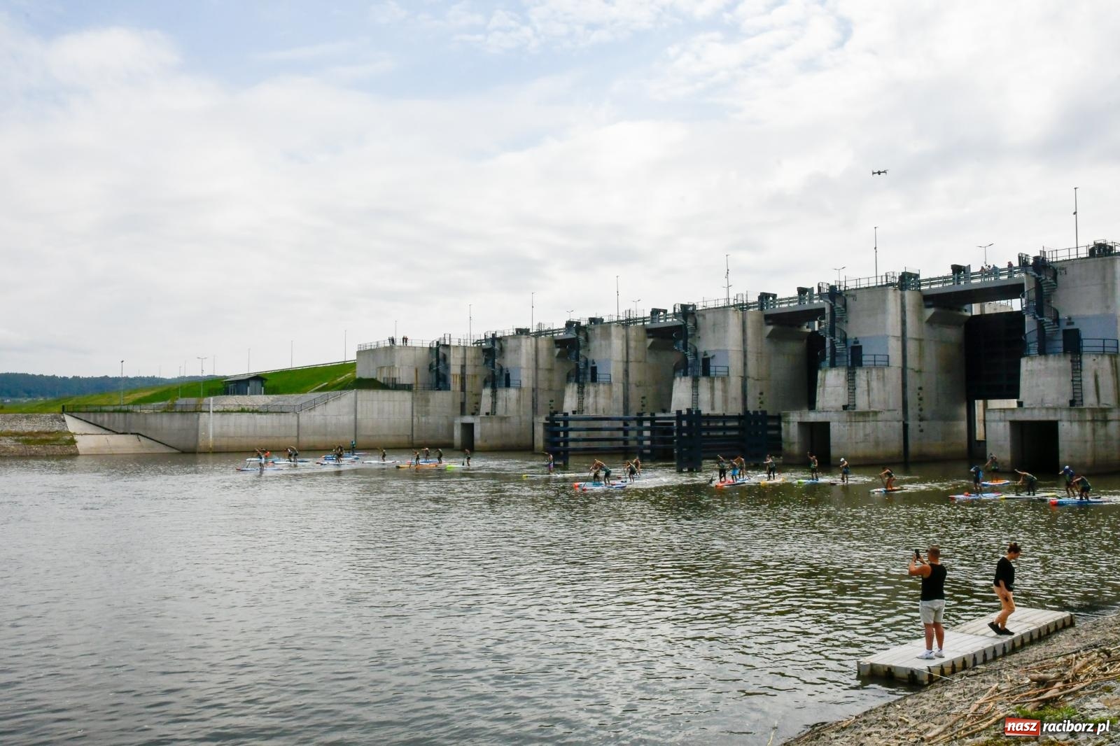 Zdjęcie w galerii na portalu naszraciborz.pl: Regaty pod zaporą czołową zbiornika Racibórz [FOTO i WIDEO] wiadomości z regionu